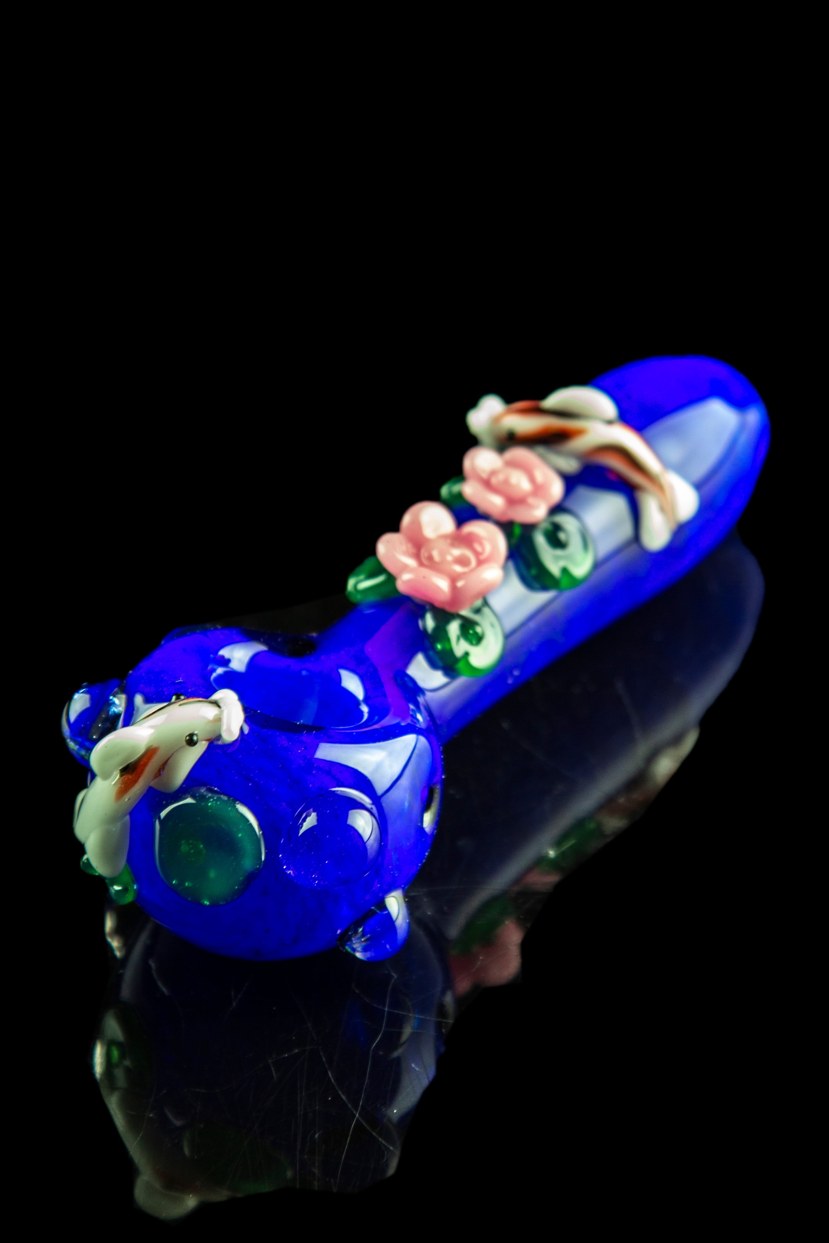 Empire Glassworks Koi Pond Spoon Pipe - A Masterpiece of Glass Art