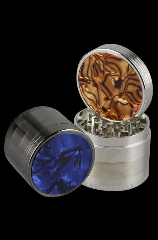 6-Piece Marble-Design 4-Piece Grinder Display Set