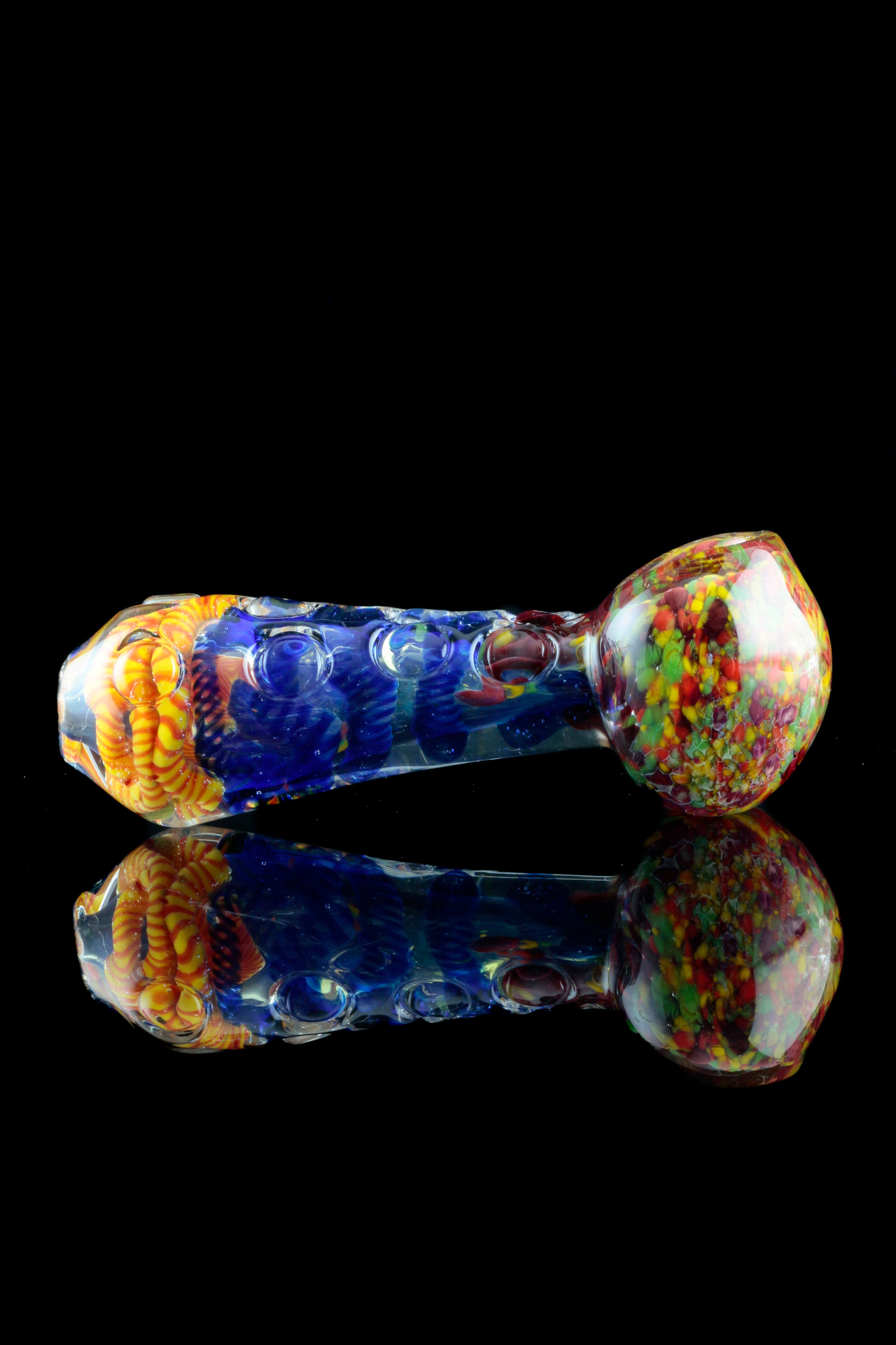 Stunning 4.5-inch Marble Holed Hand Pipe