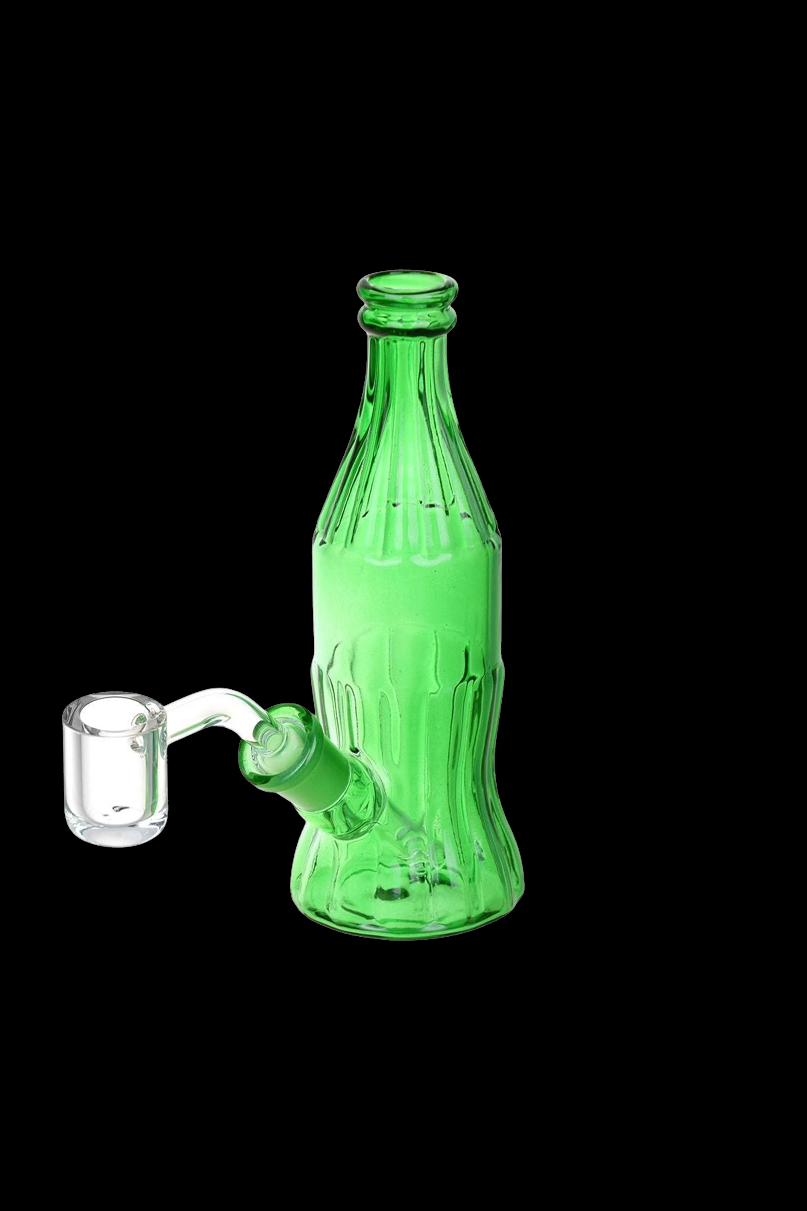 Vintage Soda Bottle Inspired Dab Rig - A Nostalgic Smoking Delight