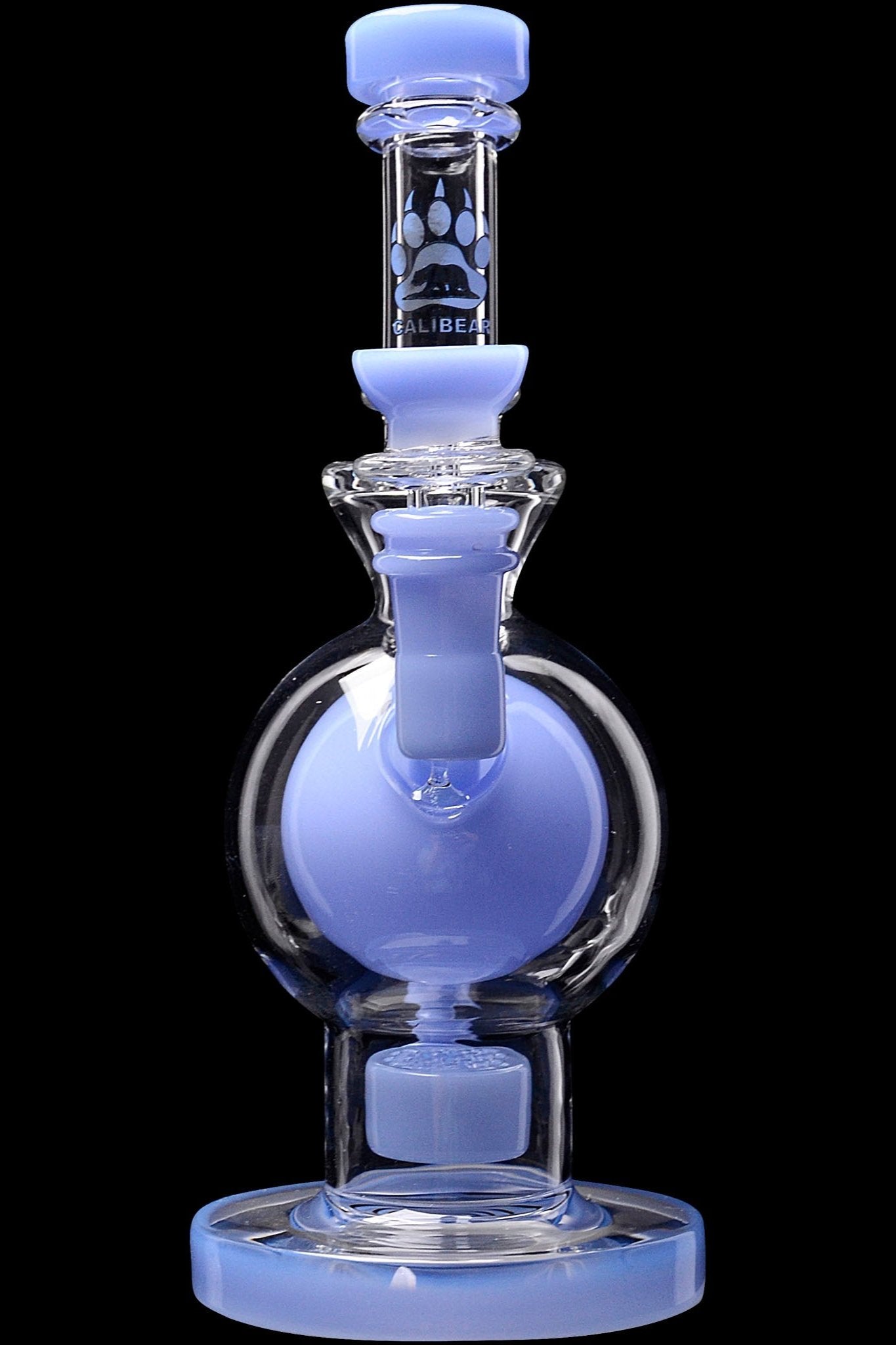 Calibear Colored Ball Flower of Life Smoking Rig - A Stunning Smoking Companion