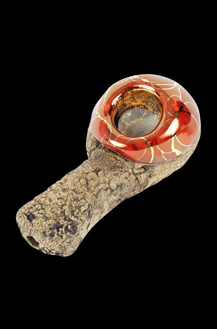Luxurious Celebration Pipes Panama Red - Gold Plated Bowl