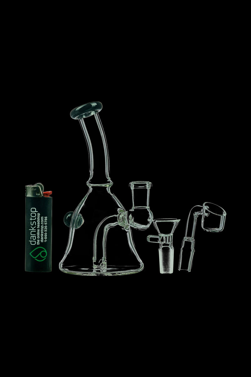 DankStop Blob - Adorable Marble Accented Mini Rig