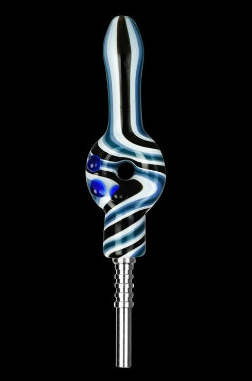 Cosmic Waves Dab Straw with Marbles - The Ultimate Concentrate Tool