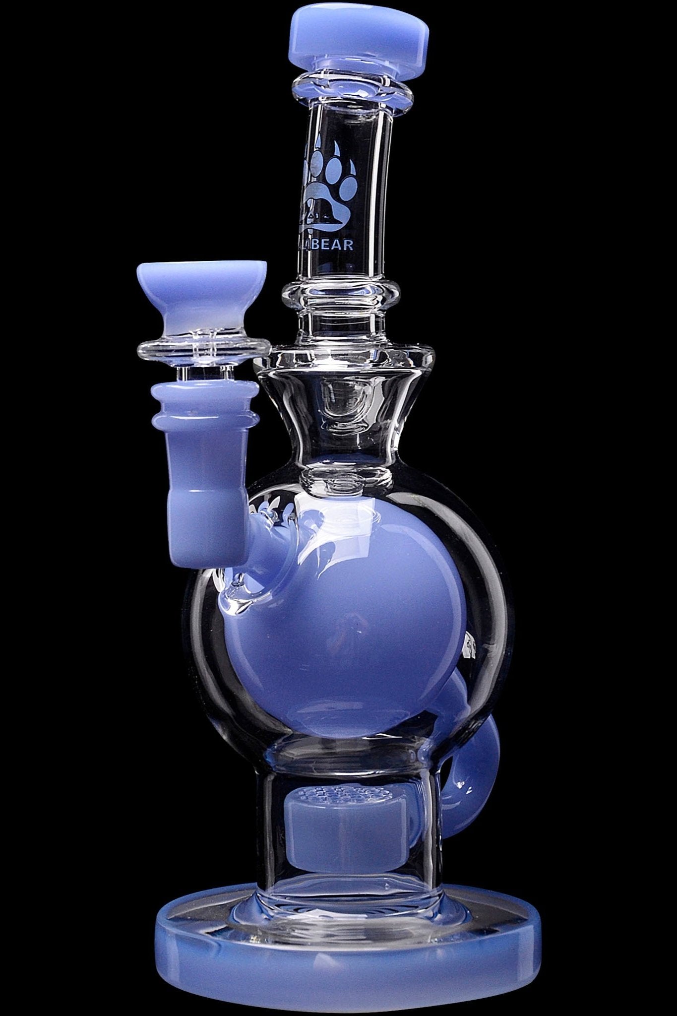 Calibear Colored Ball Flower of Life Smoking Rig - A Stunning Smoking Companion