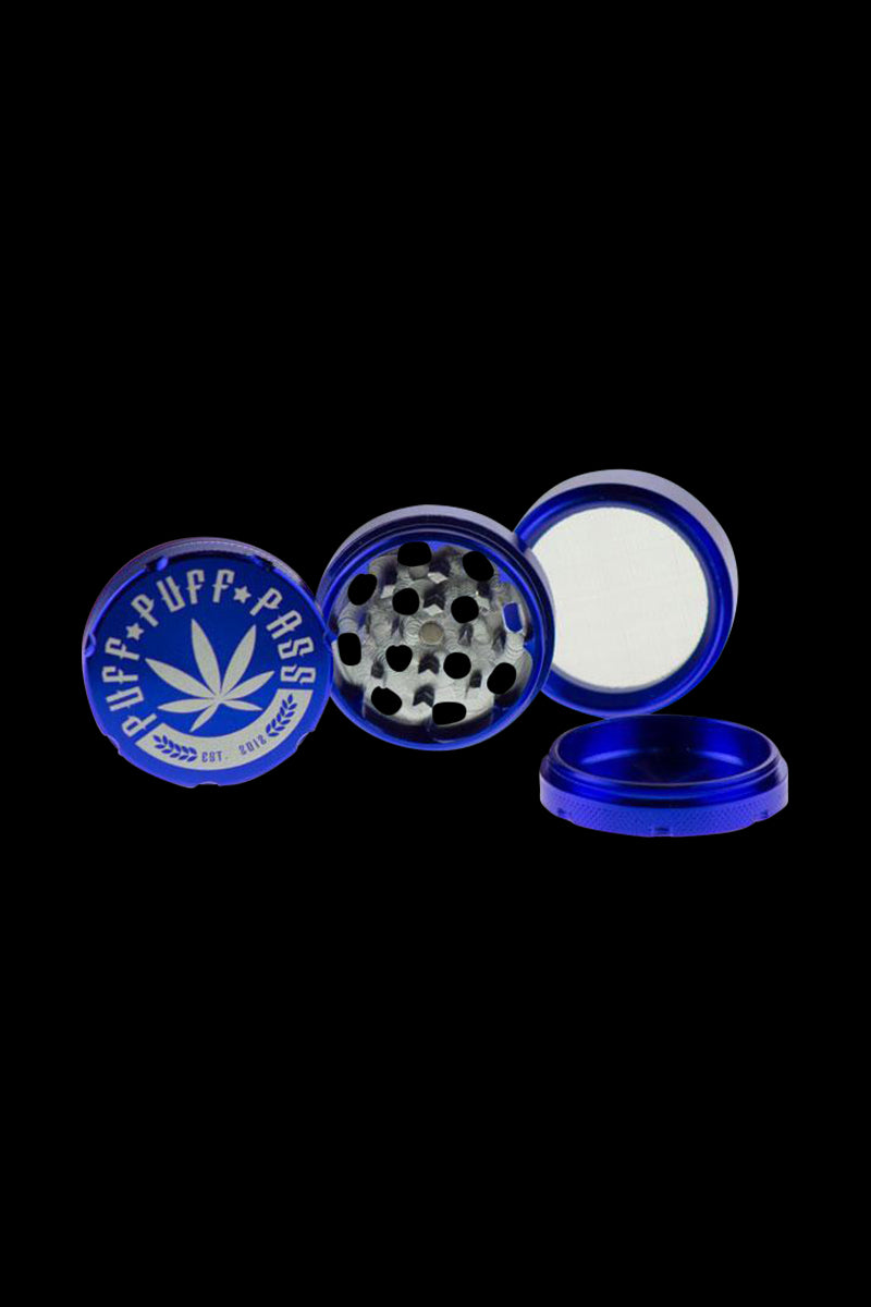 Famous Brandz Puff Puff Pass Herb Grinder - Your On - the - Go Grinding Companion