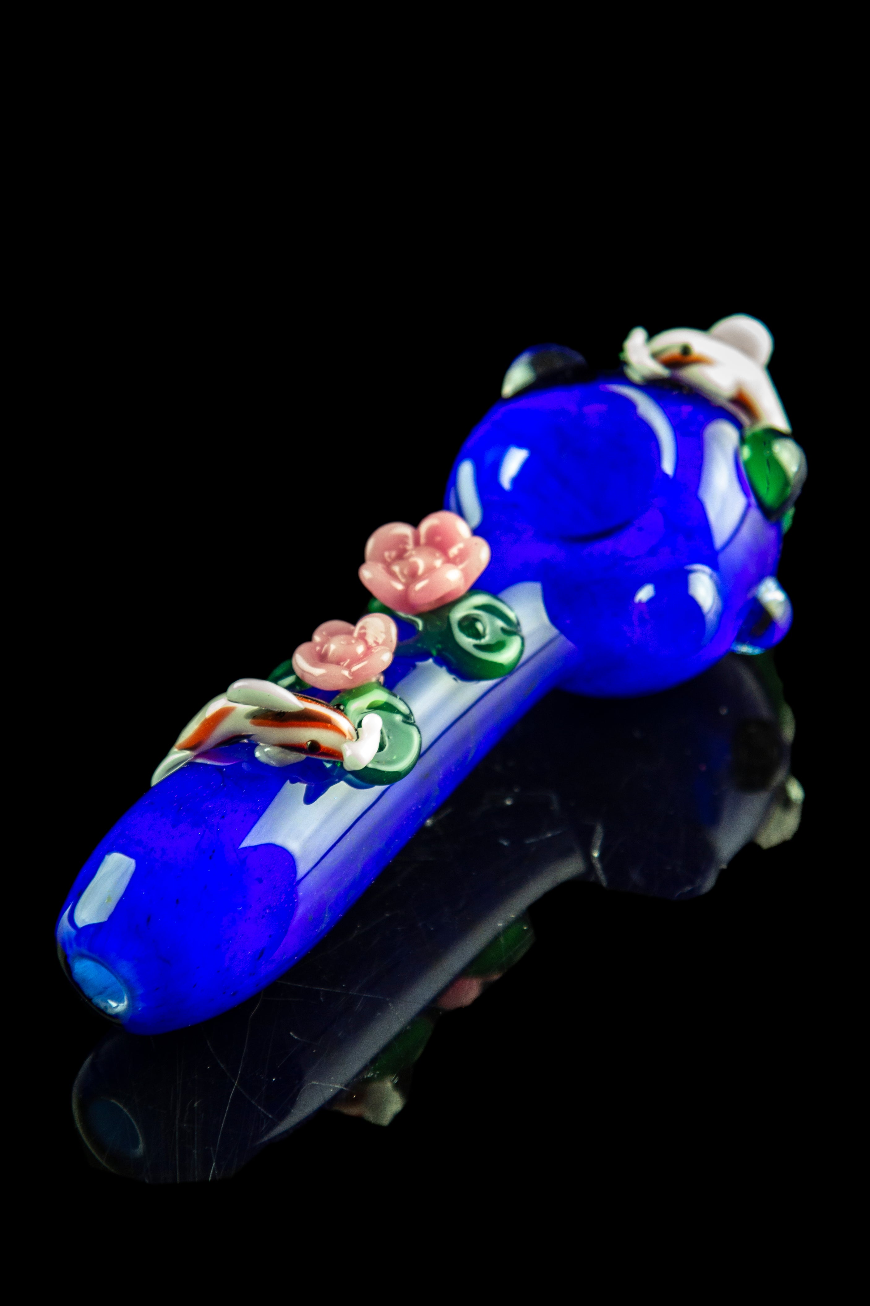 Empire Glassworks Koi Pond Spoon Pipe - A Masterpiece of Glass Art