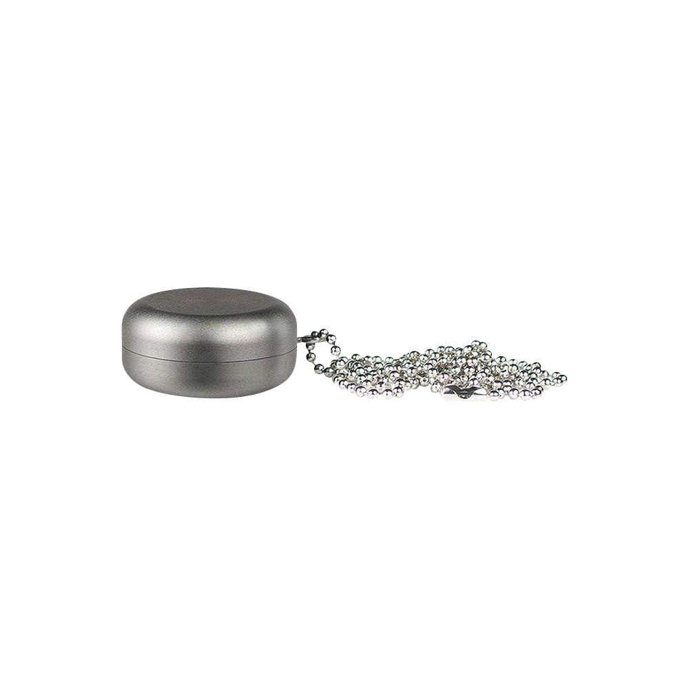 Kannastor Pendant Puck Necklace Grinder - The Ultimate On - the - Go Smoking Accessory