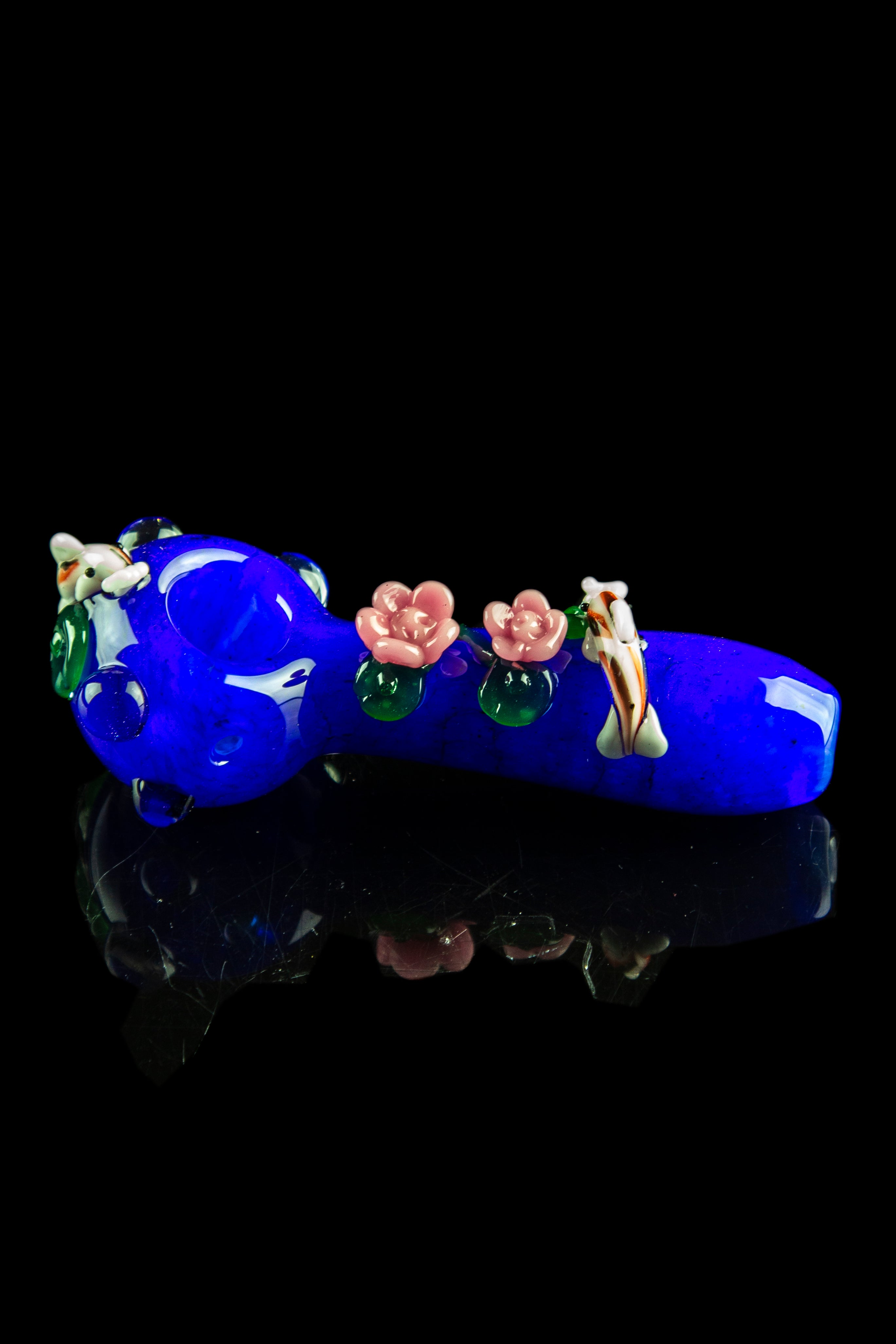 Empire Glassworks Koi Pond Spoon Pipe - A Masterpiece of Glass Art
