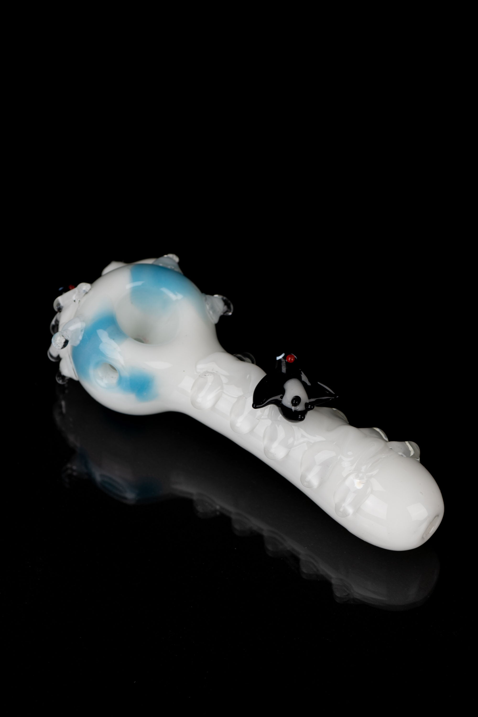 Empire Glassworks Icy Penguins Spoon Pipe - Chillingly Cool!