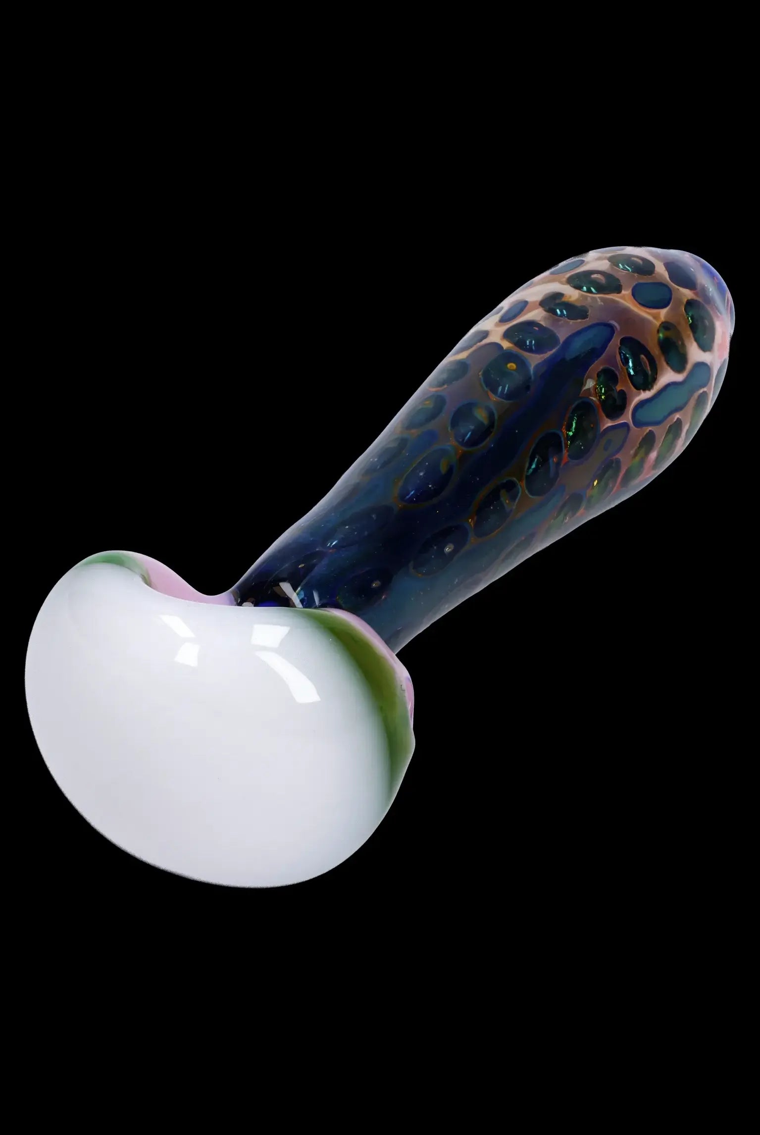 Luxurious Gold Fume 4.5-Inch Double Blown Bubble Trap Pipe