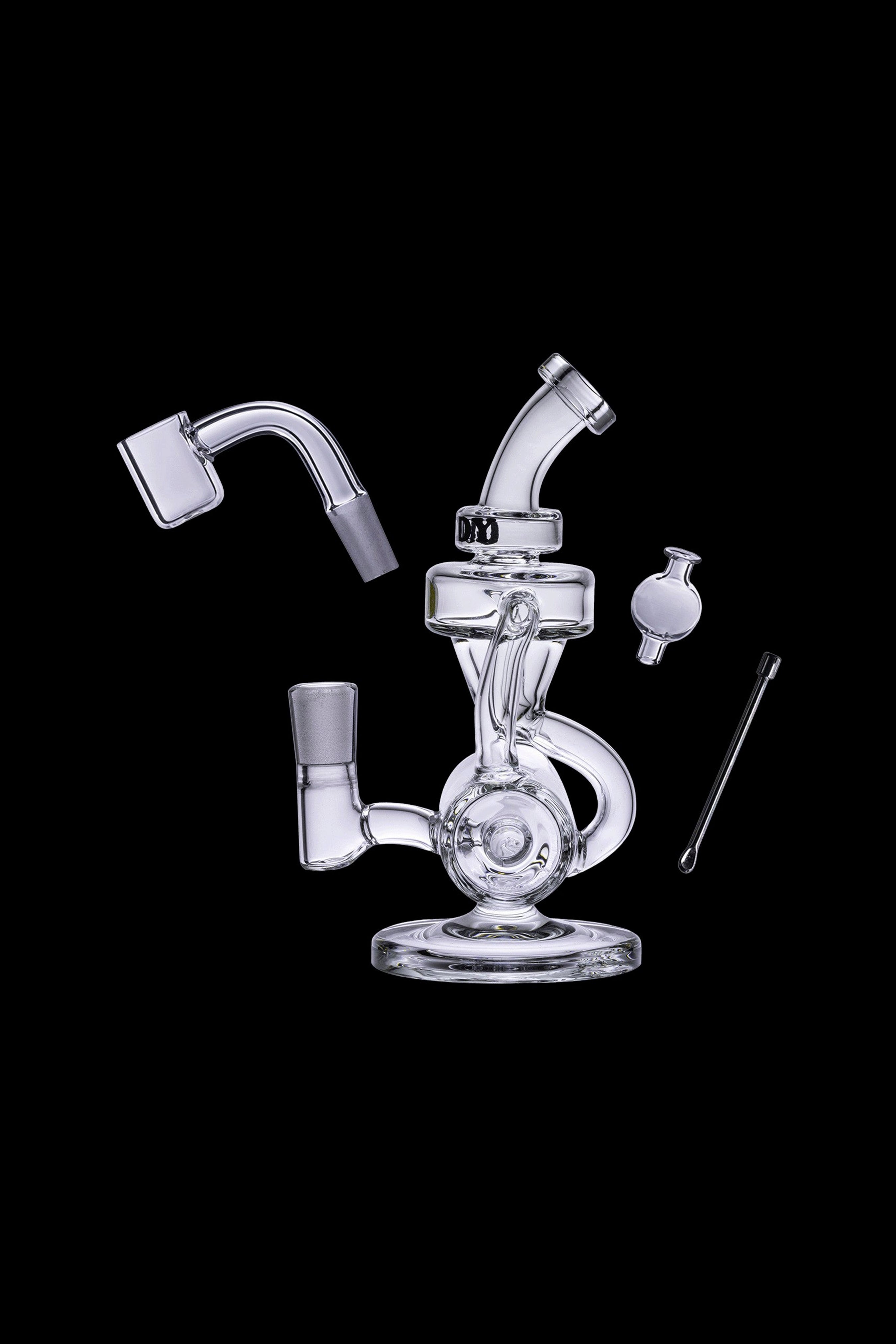 Goody Glass Drummer Boy Mini Dab Rig: 4-Piece Fun Kit