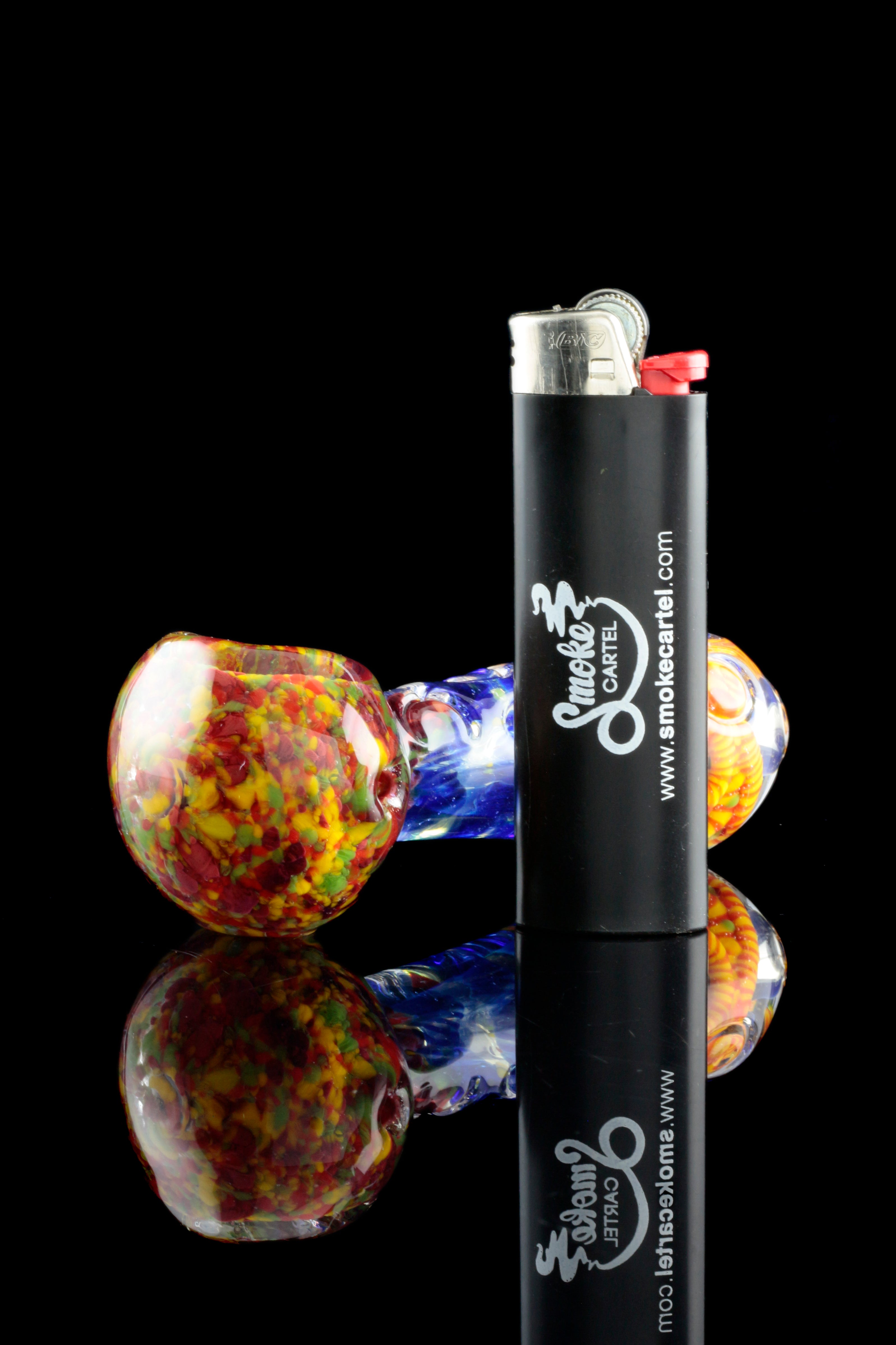 Stunning 4.5-inch Marble Holed Hand Pipe