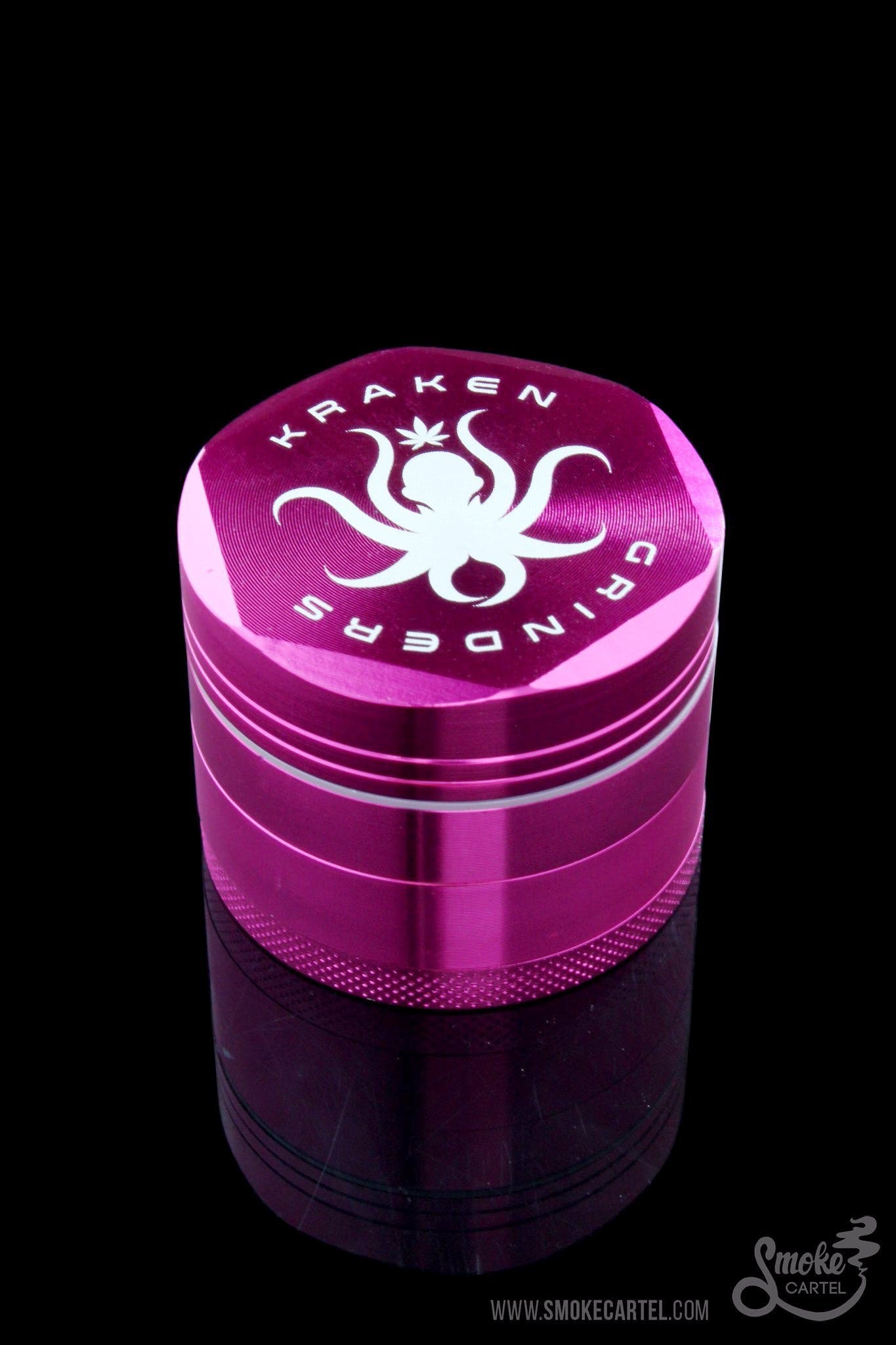 Unleash the Kraken! 2.5 Hex Ridge 4-Piece Grinder with Pollen Screen