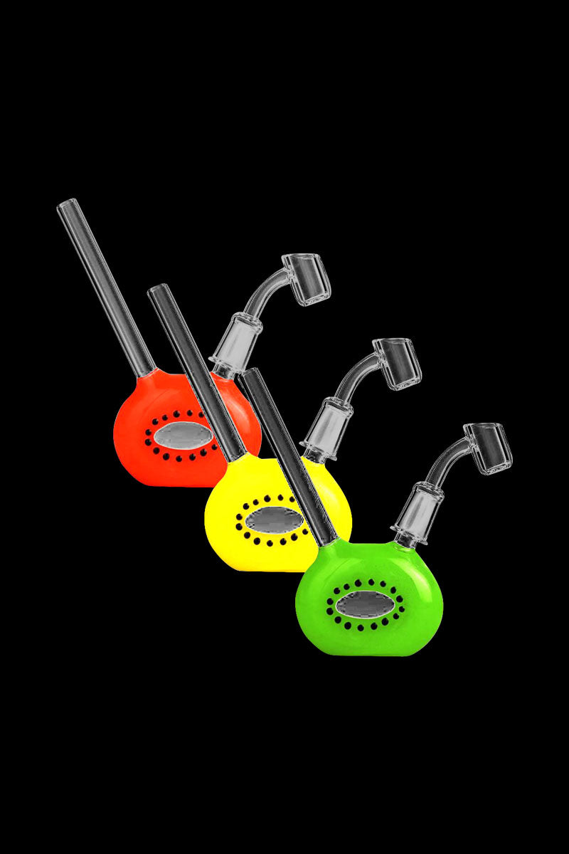 Kiwi-Inspired Glass Oil Rig