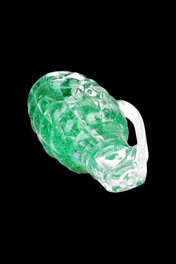 Sparkling Grenade Glycerin Glass Hand Pipe - A Captivating Smoking Companion