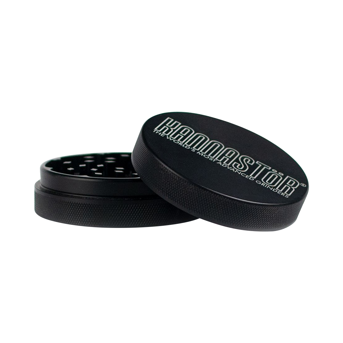 Kannastor 2-Piece Solid Top Grinder - The Ultimate Portable Grinder