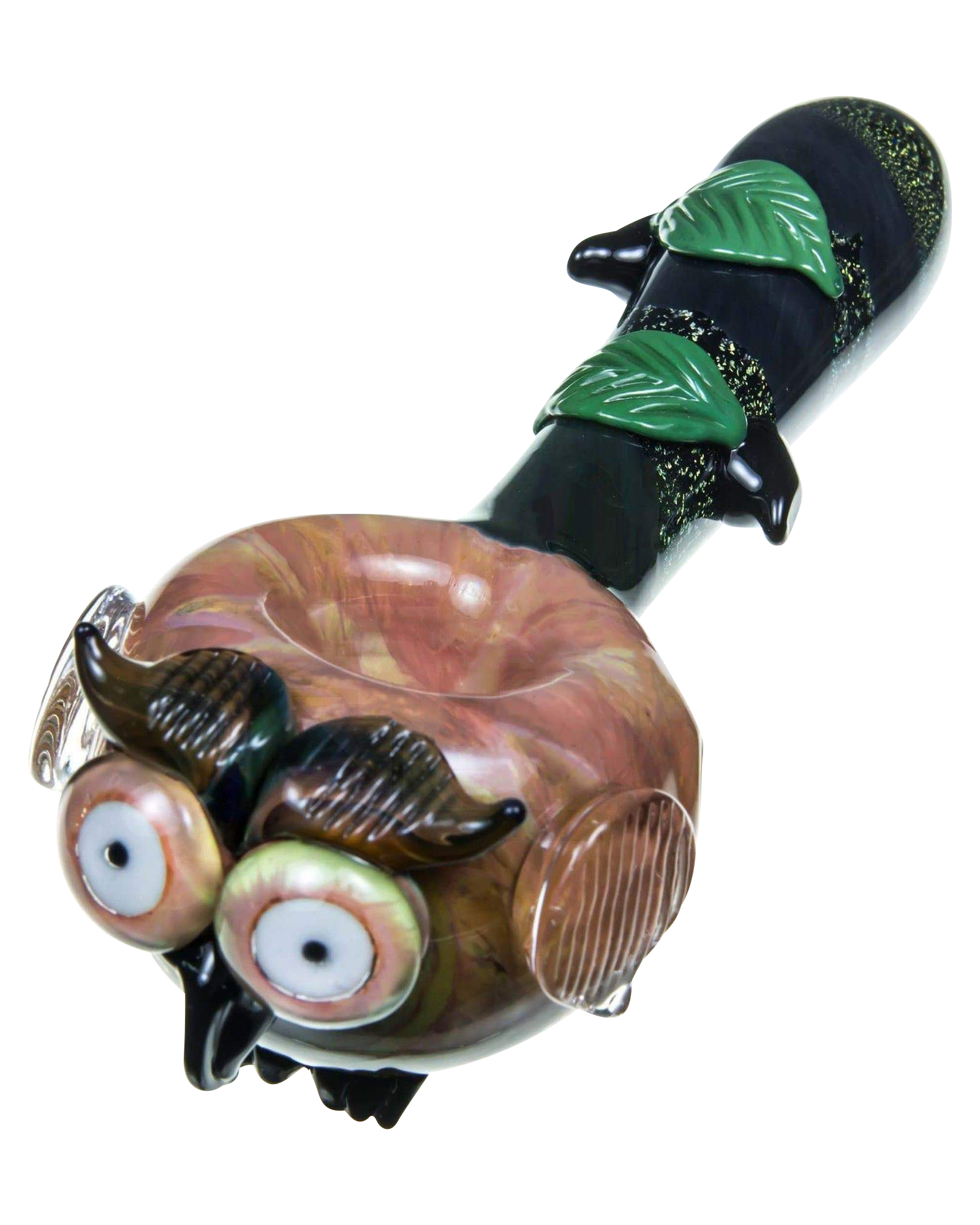 Empire Glassworks Owl Mini Glass Spoon Pipe - A Charming Smoking Companion
