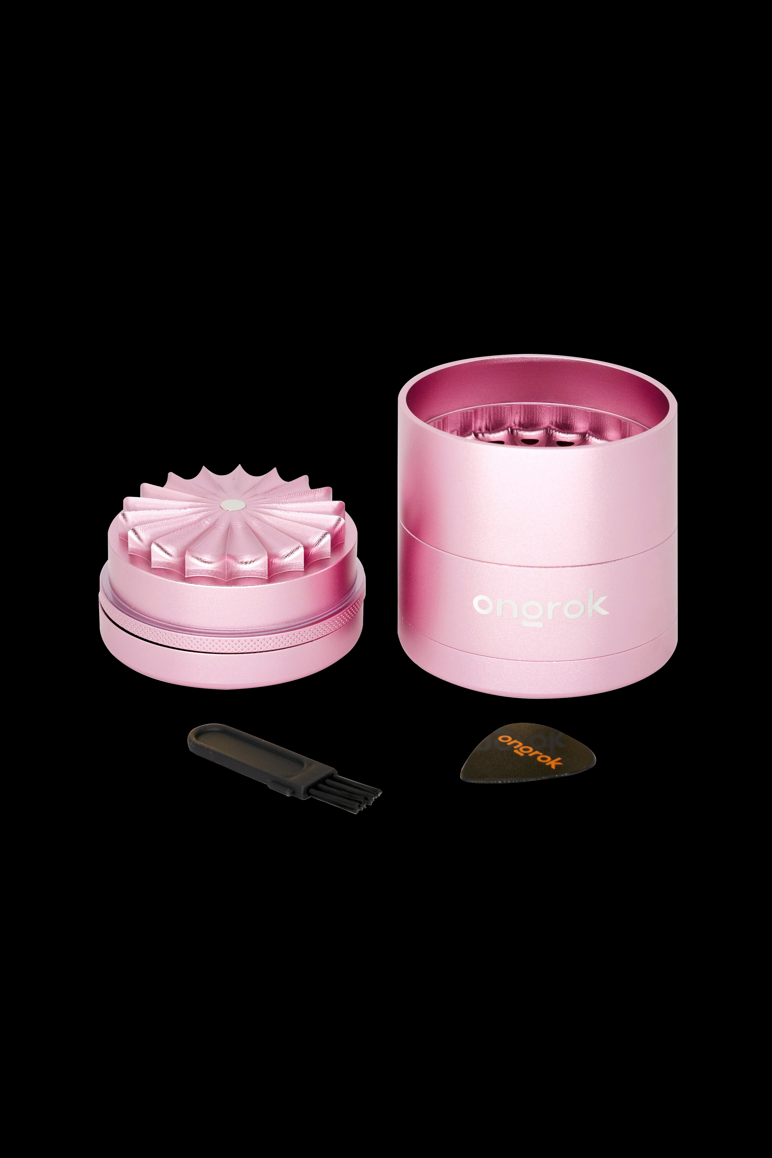 ONGROK 5 Piece Flower Petal Toothless Herb Grinder - The Ultimate Rolling Companion