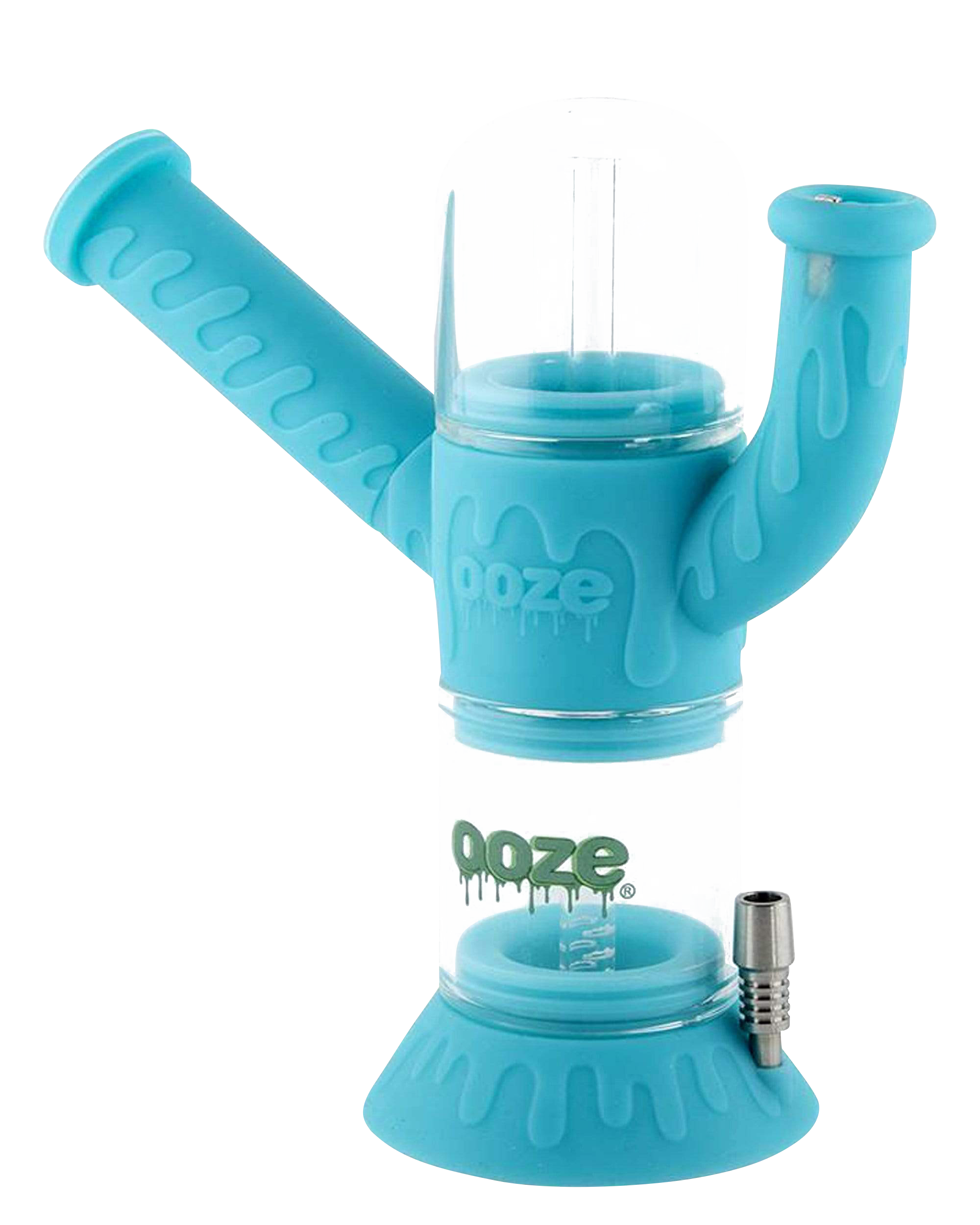 Ooze Cranium 4-in-1 Silicone & Glass Multifunctional Water Pipe