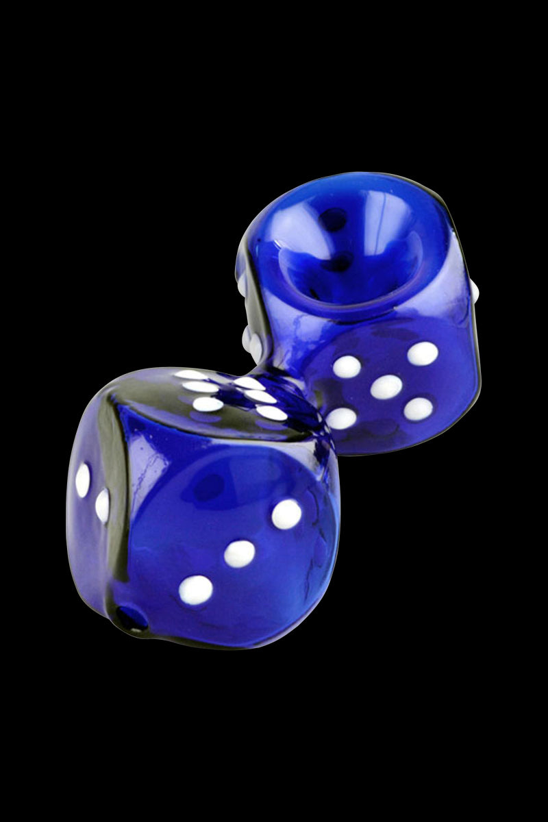The Enchanting Lucky Dice Themed Hand Pipe - Your Key to Good Fortune!