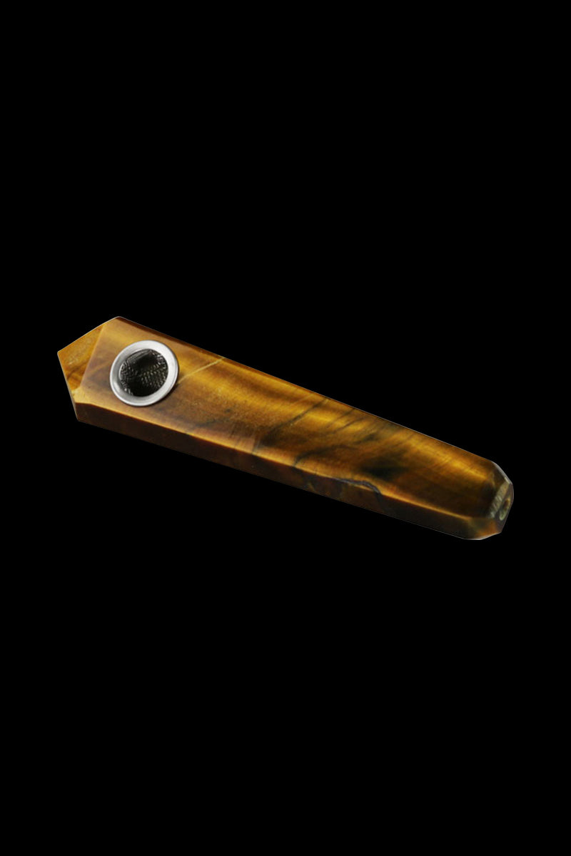 Exquisite Natural Gemstone Hand Pipe for Smoking Enthusiasts