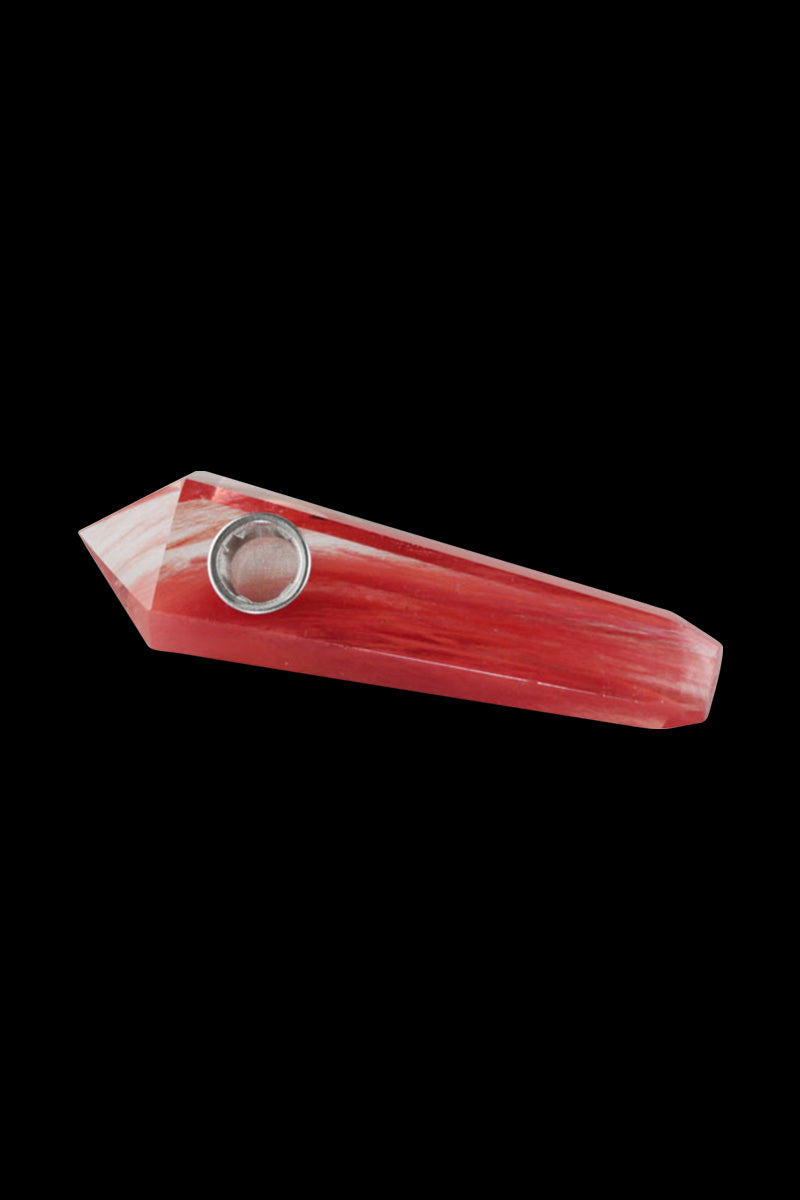 Exquisite Natural Gemstone Hand Pipe for Smoking Enthusiasts