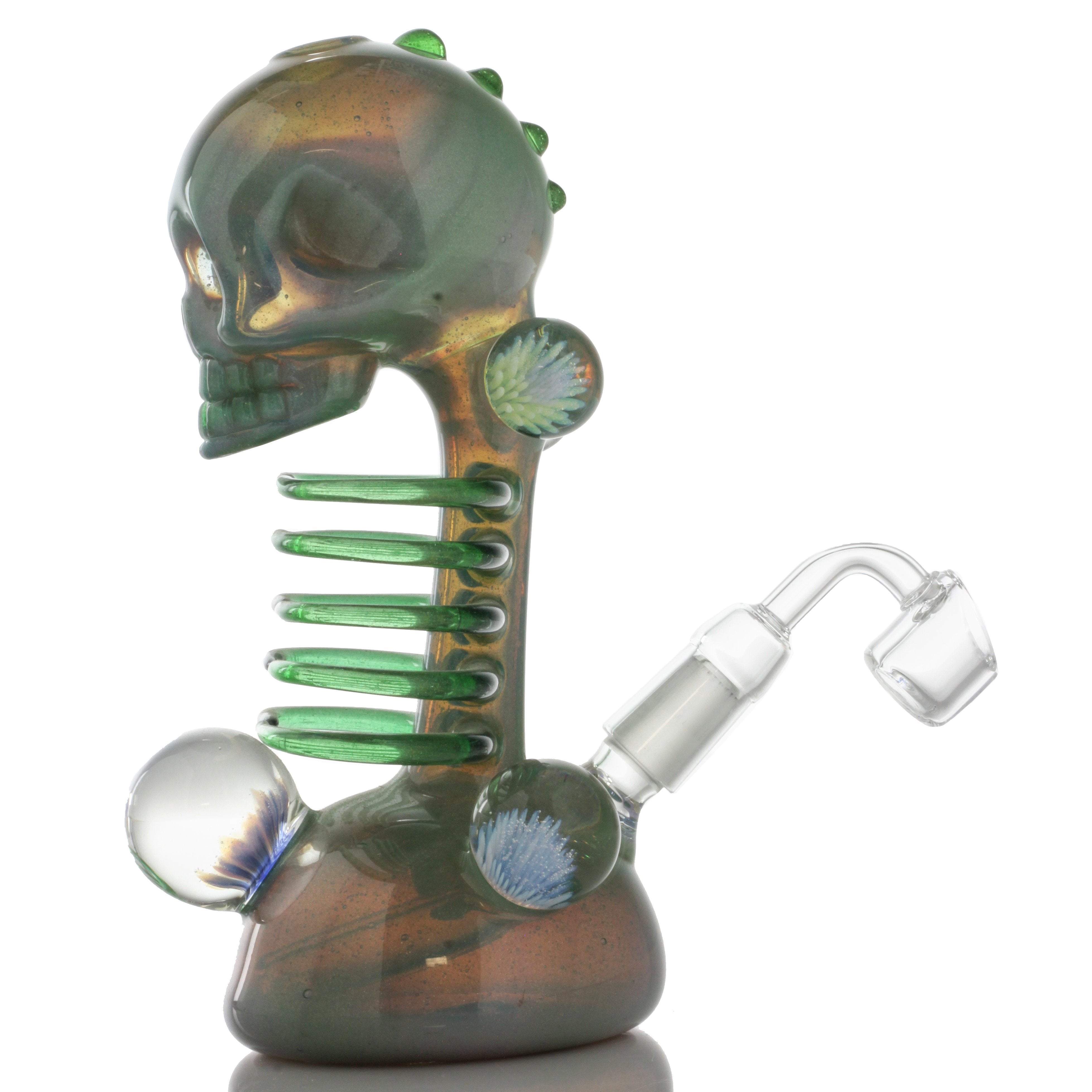 Carsten Carlile's Stunning Skull Skeleton Dab Rig