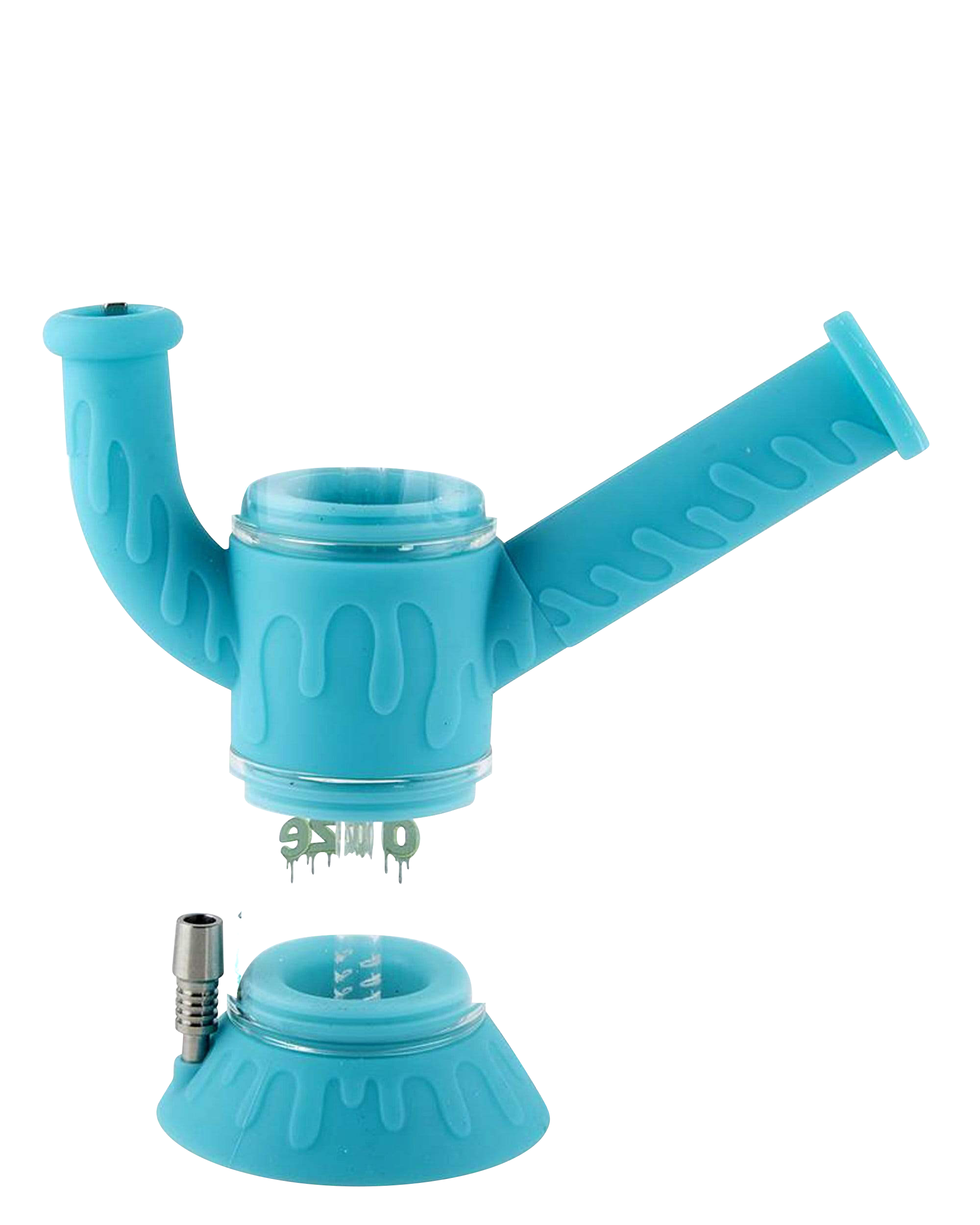 Ooze Cranium 4-in-1 Silicone & Glass Multifunctional Water Pipe