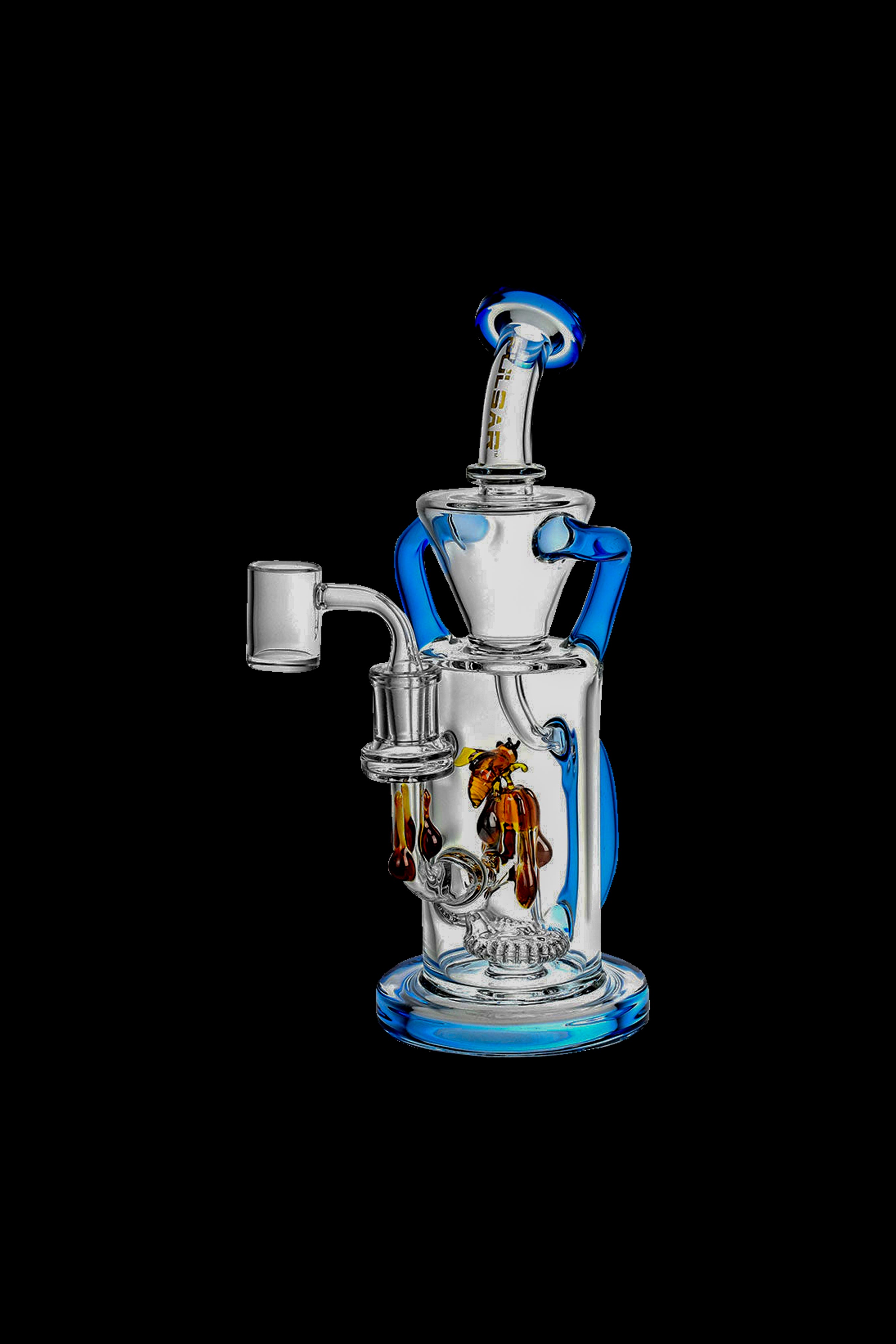 Pulsar Honey Sweetness Recycler Dab Rig - Indulge in the Sweetness!