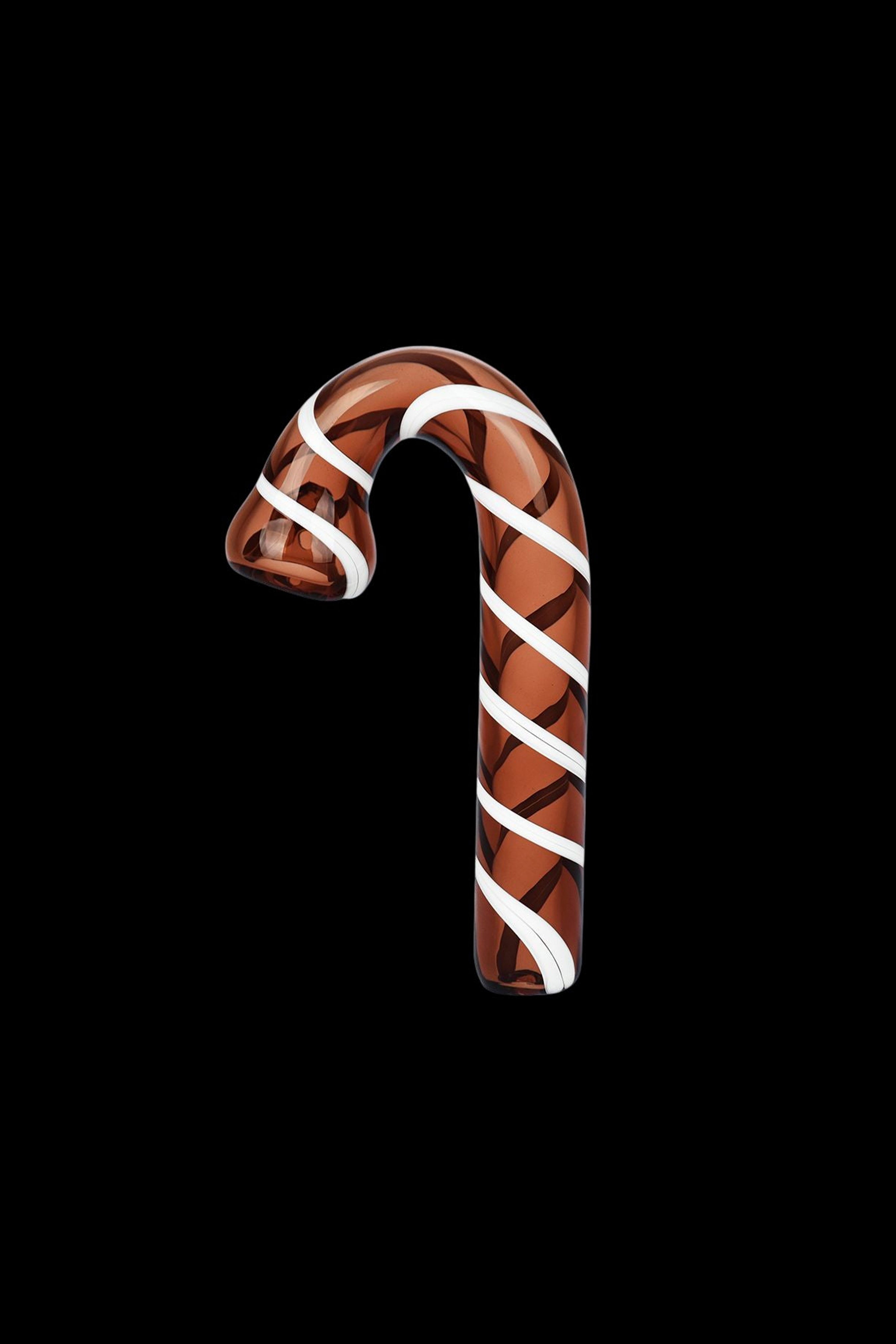 Irresistible Candy Cane Glass Hand Pipe