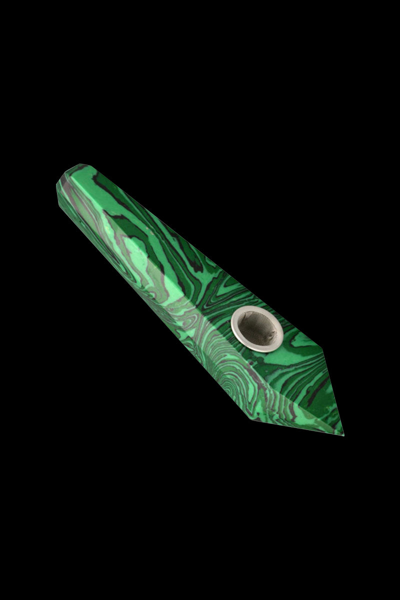 Exquisite Natural Gemstone Hand Pipe for Smoking Enthusiasts