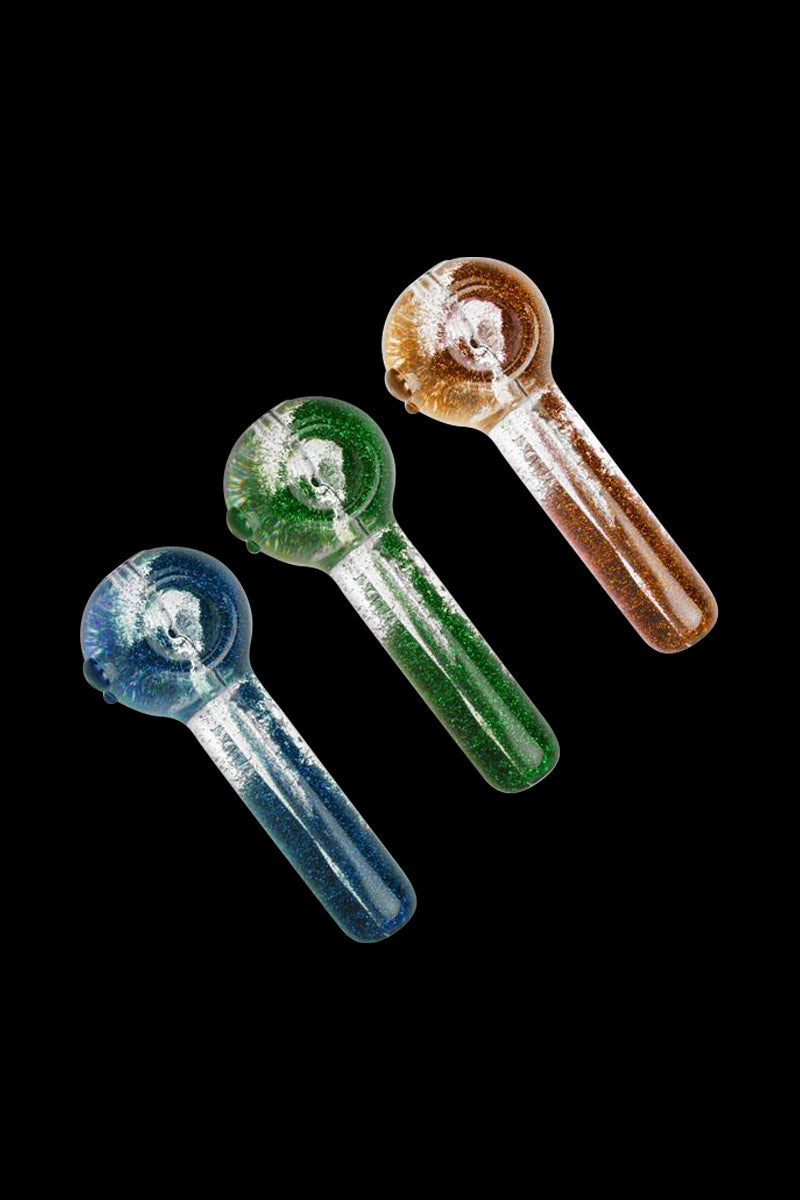 Sparkling Glitter Liquid Hand Pipe - Shine Bright While You Smoke!