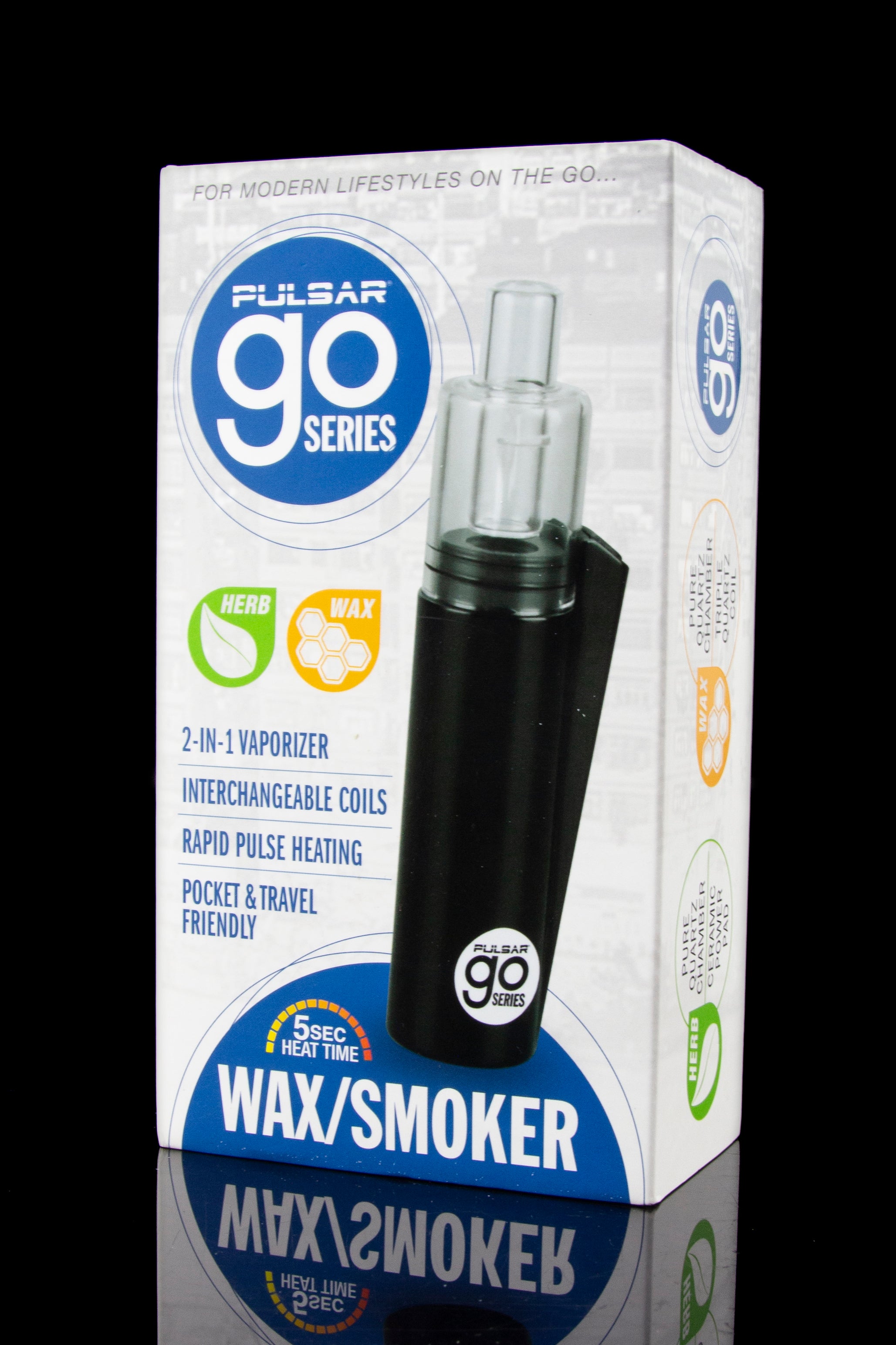 Pulsar Go Series Dual-Use Wax and Dry Herb Smoker