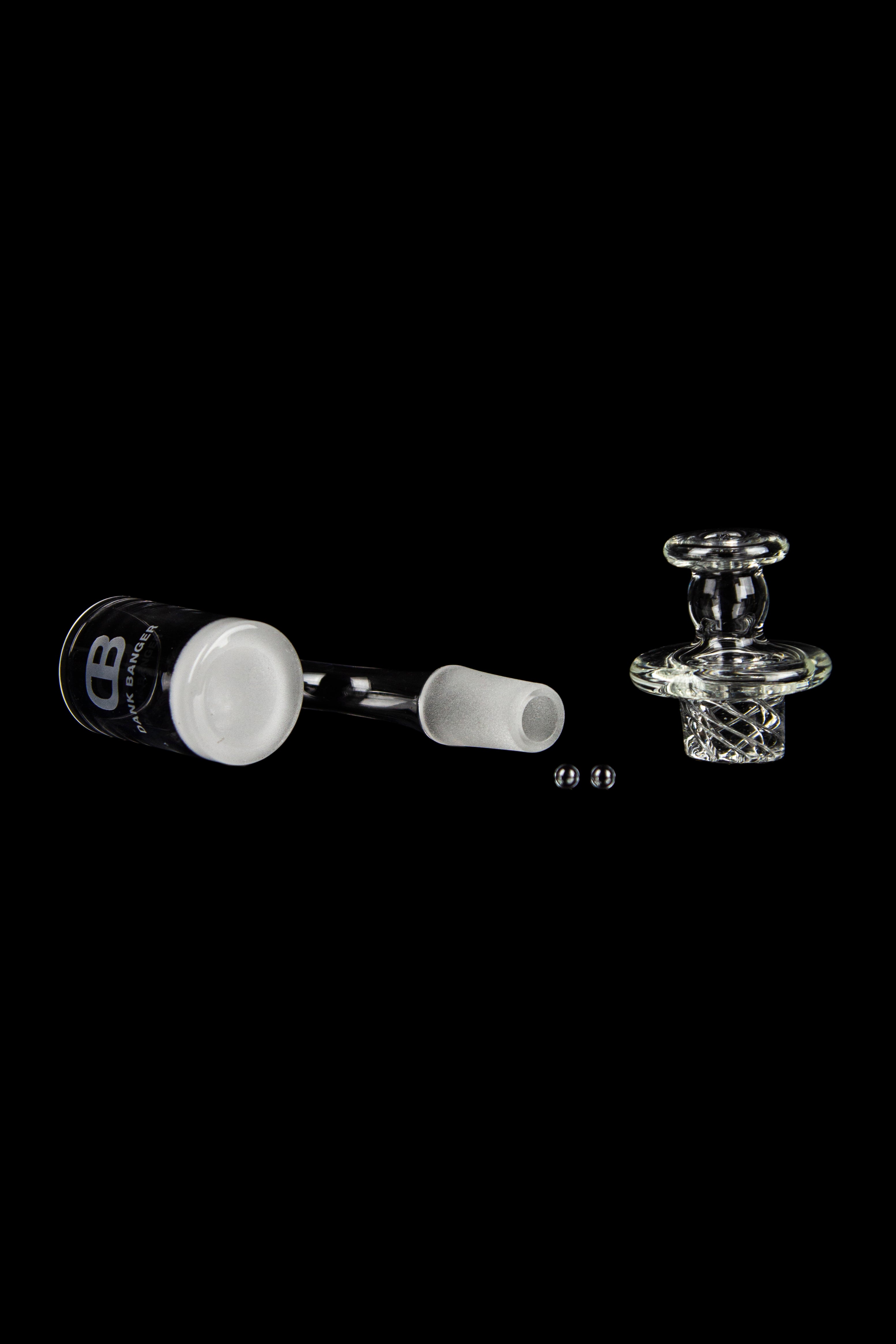 Dank Banger Premium Opaque Bottom Quartz Banger Dabbing Combo Set