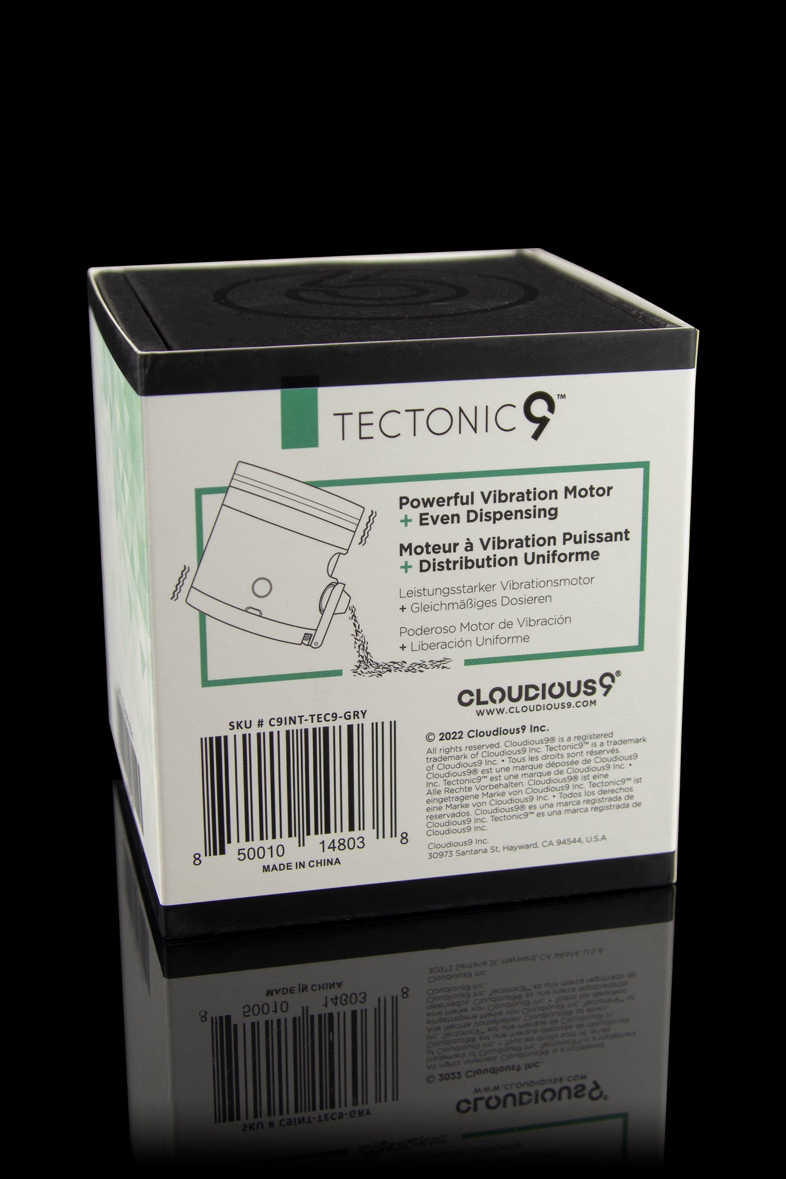 Cloudious 9 Tectonic9: The Ultimate Auto - Dispensing Grinder