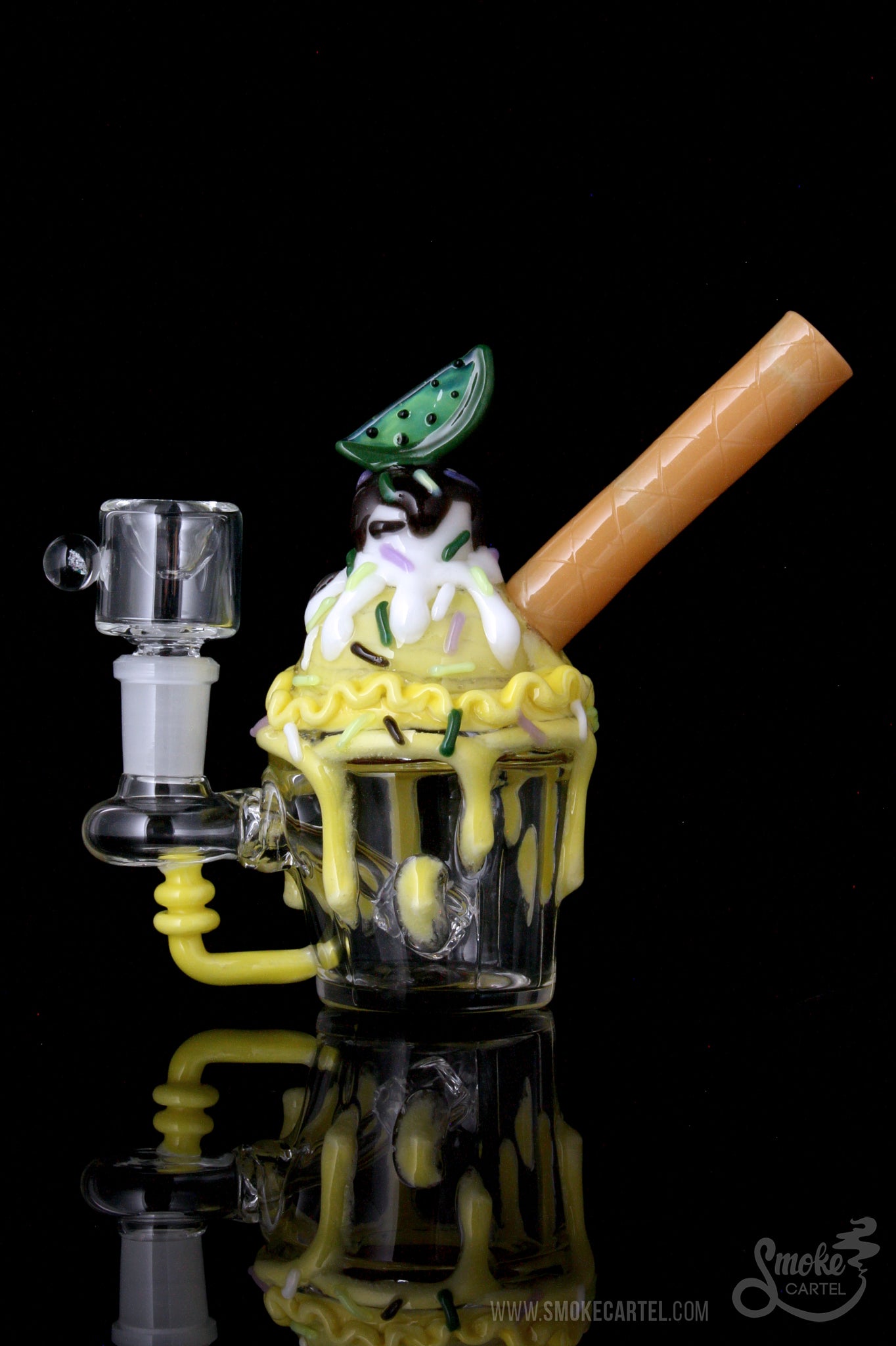 Empire Glassworks Key Lime Cupcake Nano Rig: A Sweet Smoking Delight