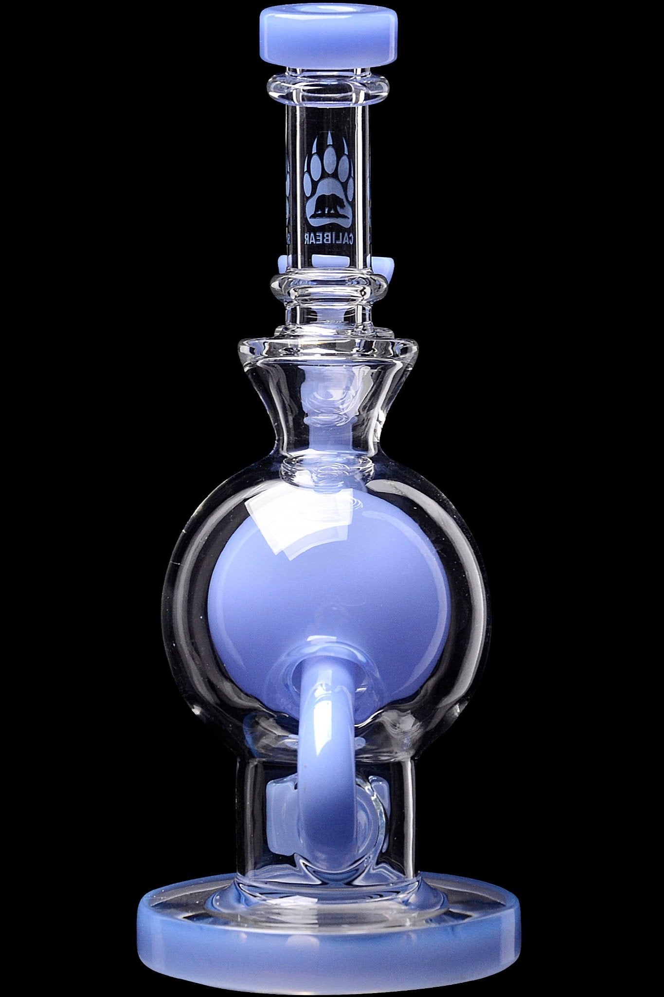Calibear Colored Ball Flower of Life Smoking Rig - A Stunning Smoking Companion