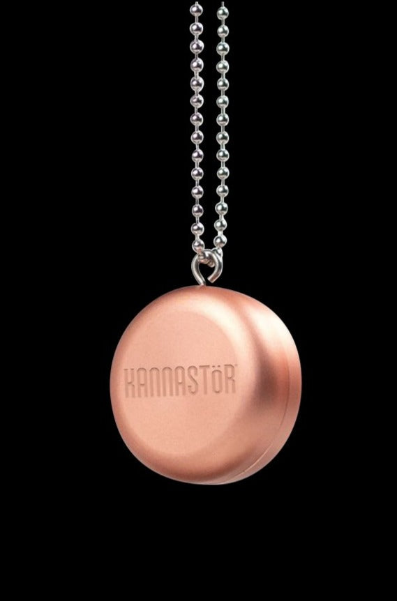Kannastor Pendant Puck Necklace Grinder - The Ultimate On - the - Go Smoking Accessory