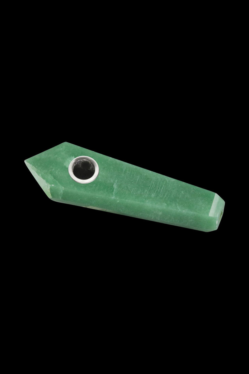Exquisite Natural Gemstone Hand Pipe for Smoking Enthusiasts