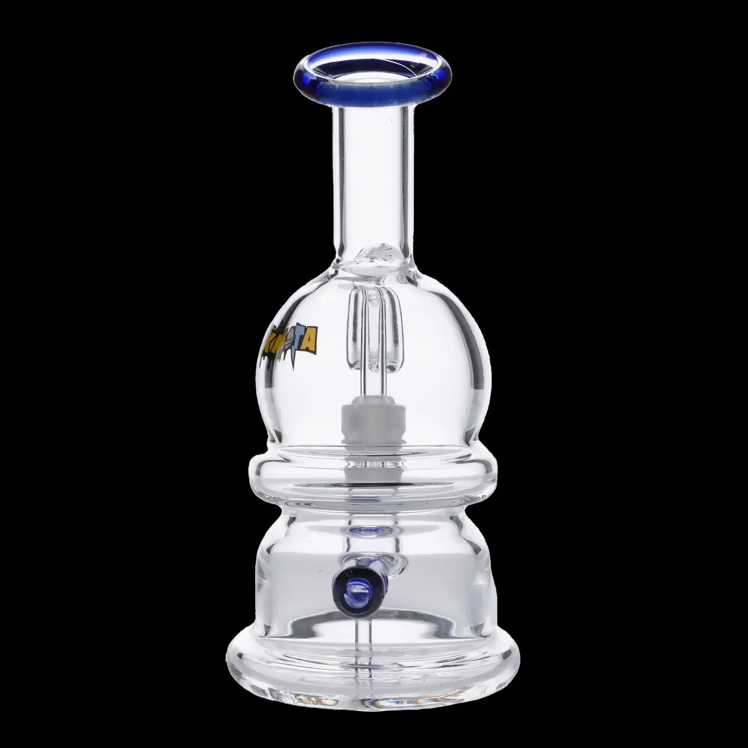 Atomik Moon Dab Rig - Compact 5.5-Inch Cosmic Smoking Wonder