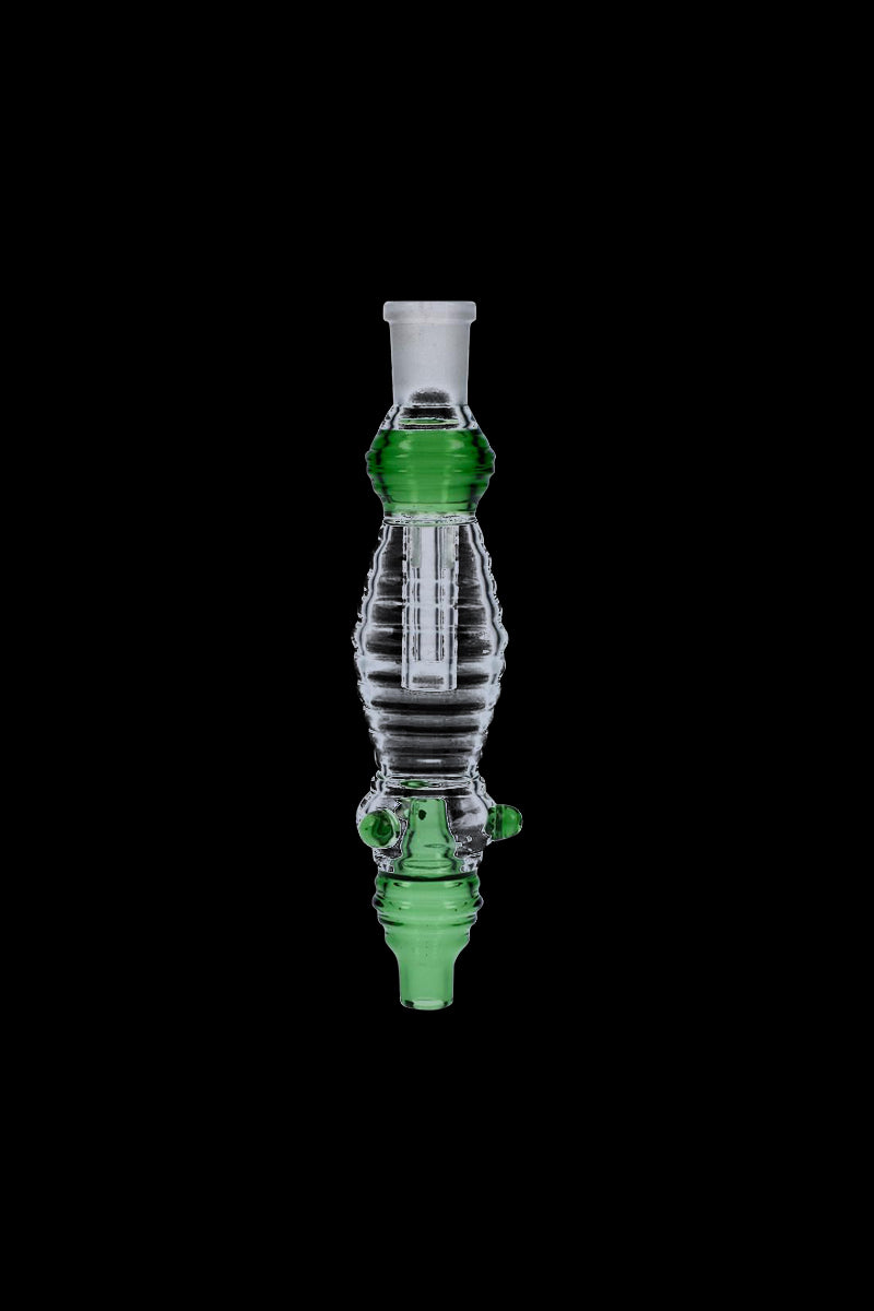 Stunning Colored Glass Nectar Collector with Titanium Nail