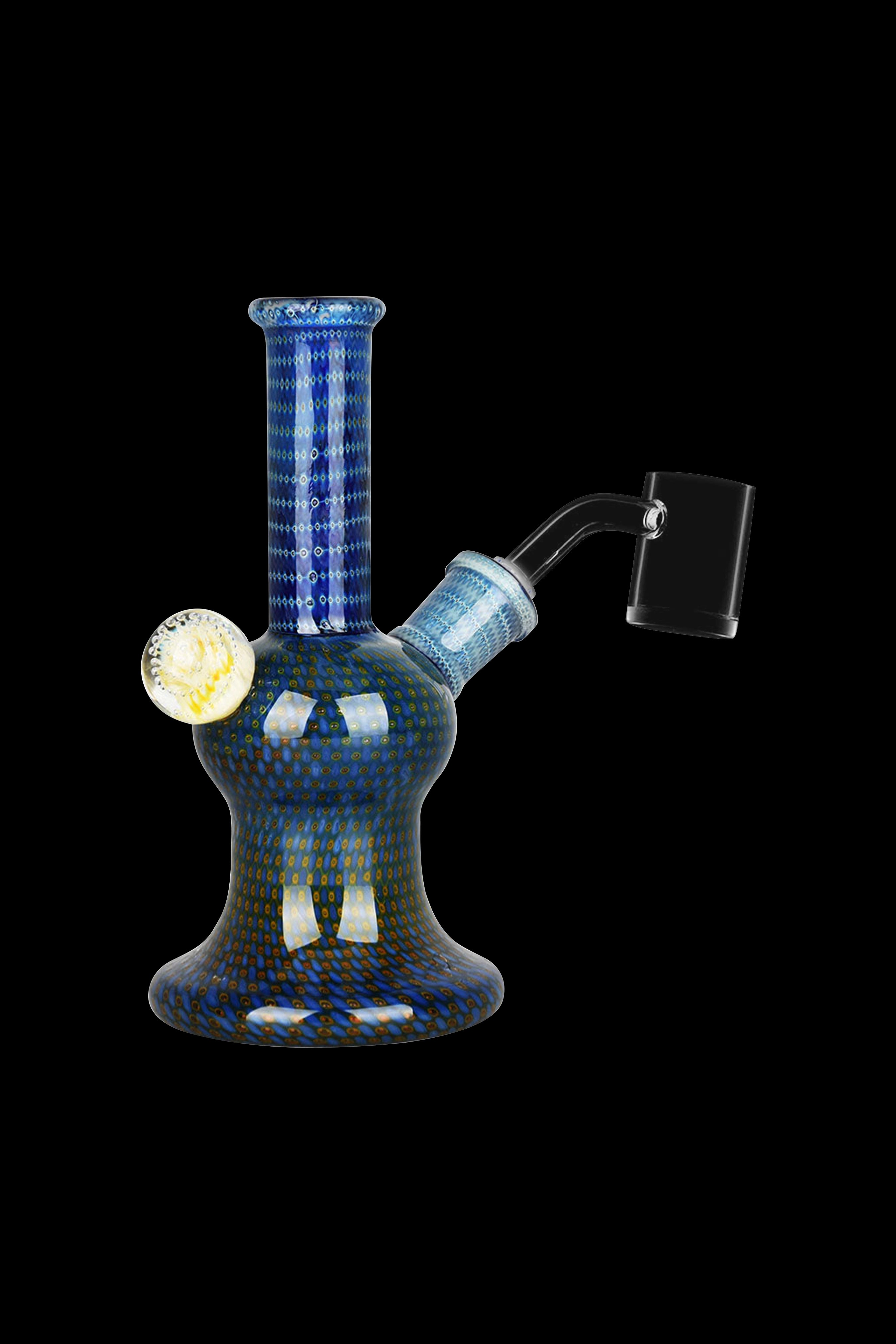 Pulsar's Enchanting Blooming Bubble Matrix Mini Dab Rig