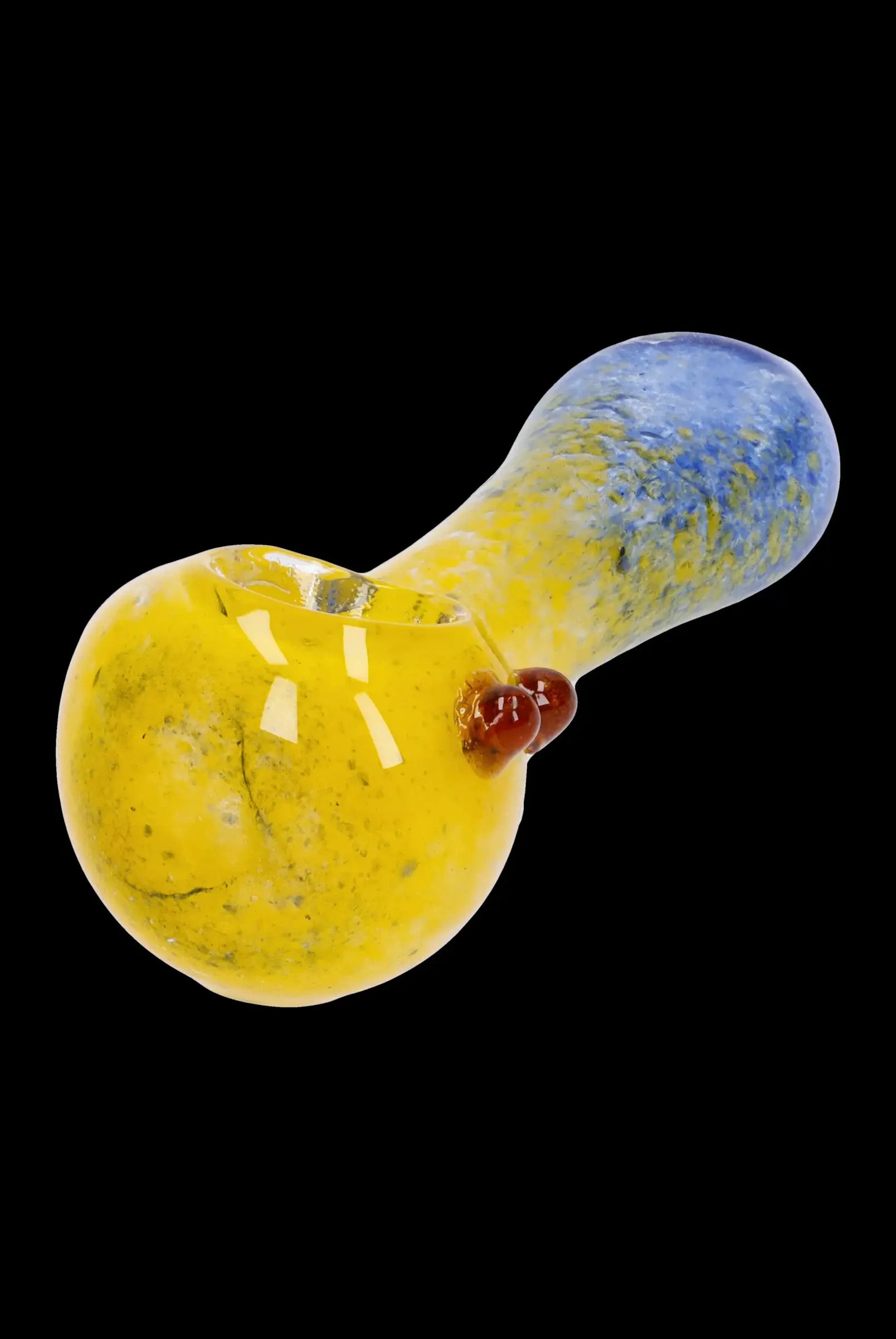 3.5-Inch Gradient Glass Frit Pipe - A Colorful Smoking Essential