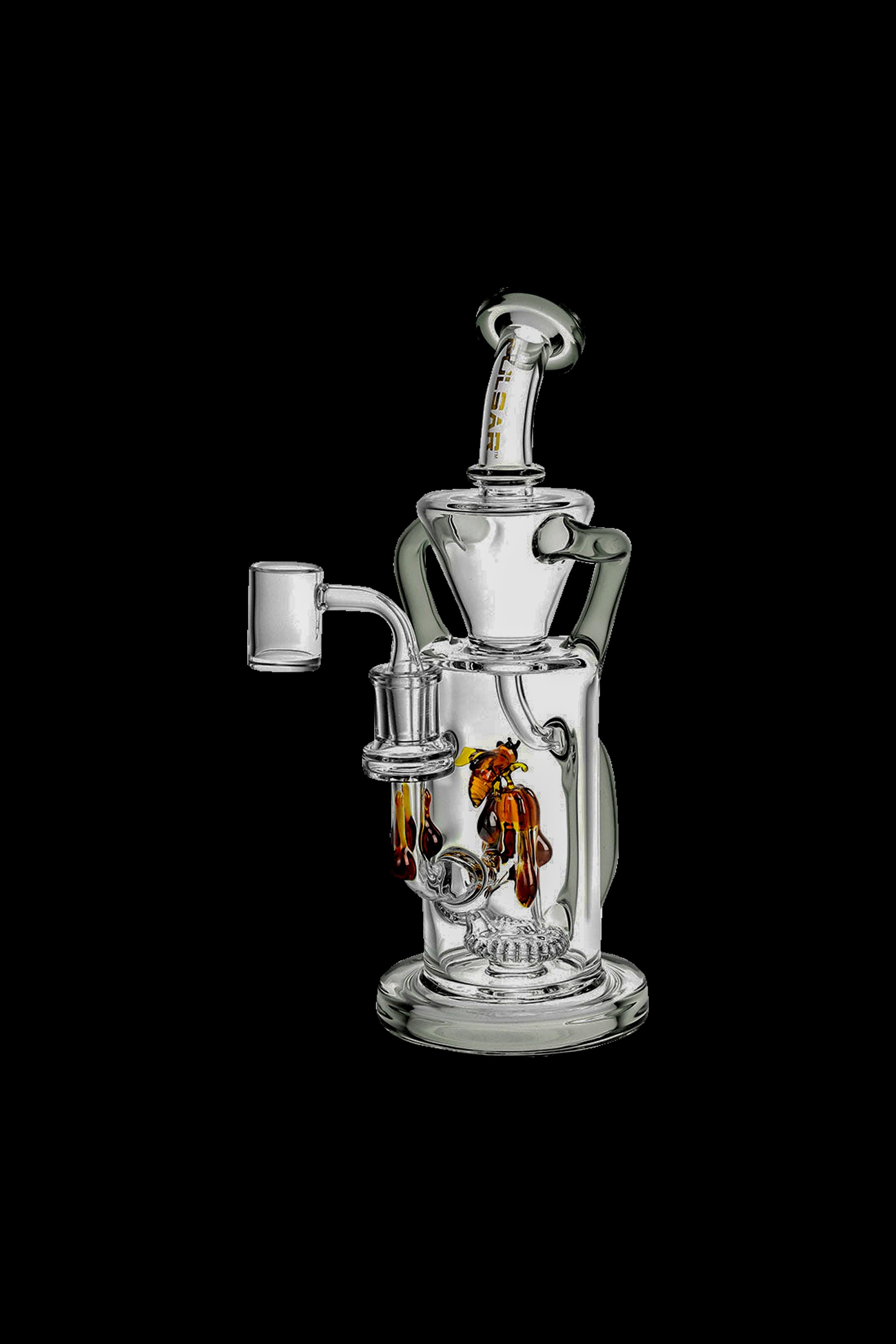 Pulsar Honey Sweetness Recycler Dab Rig - Indulge in the Sweetness!