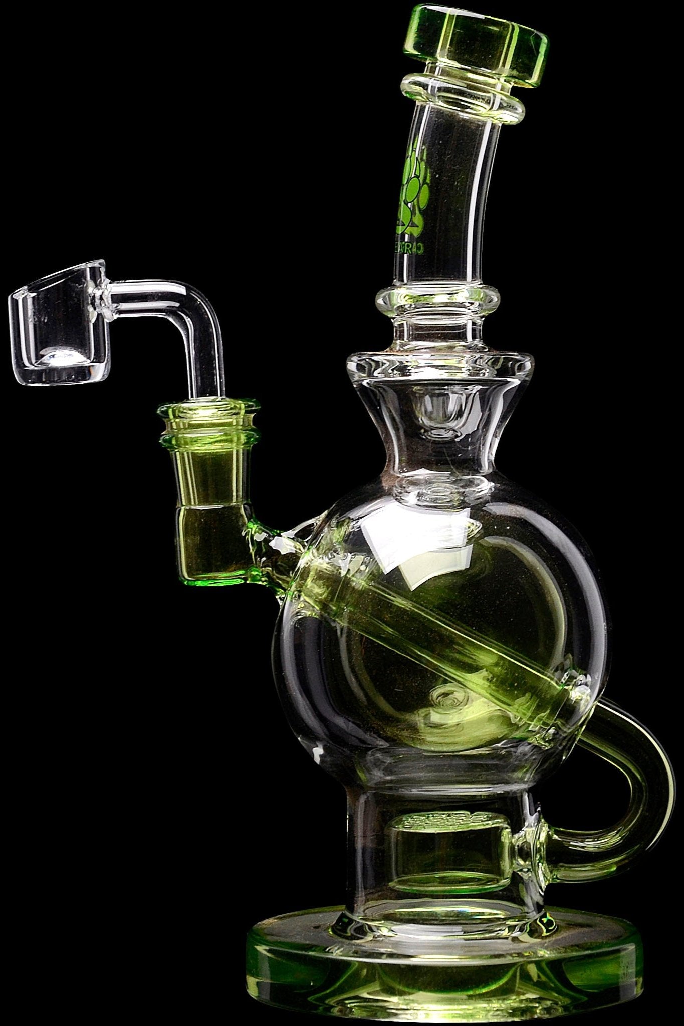 Calibear Colored Ball Flower of Life Smoking Rig - A Stunning Smoking Companion