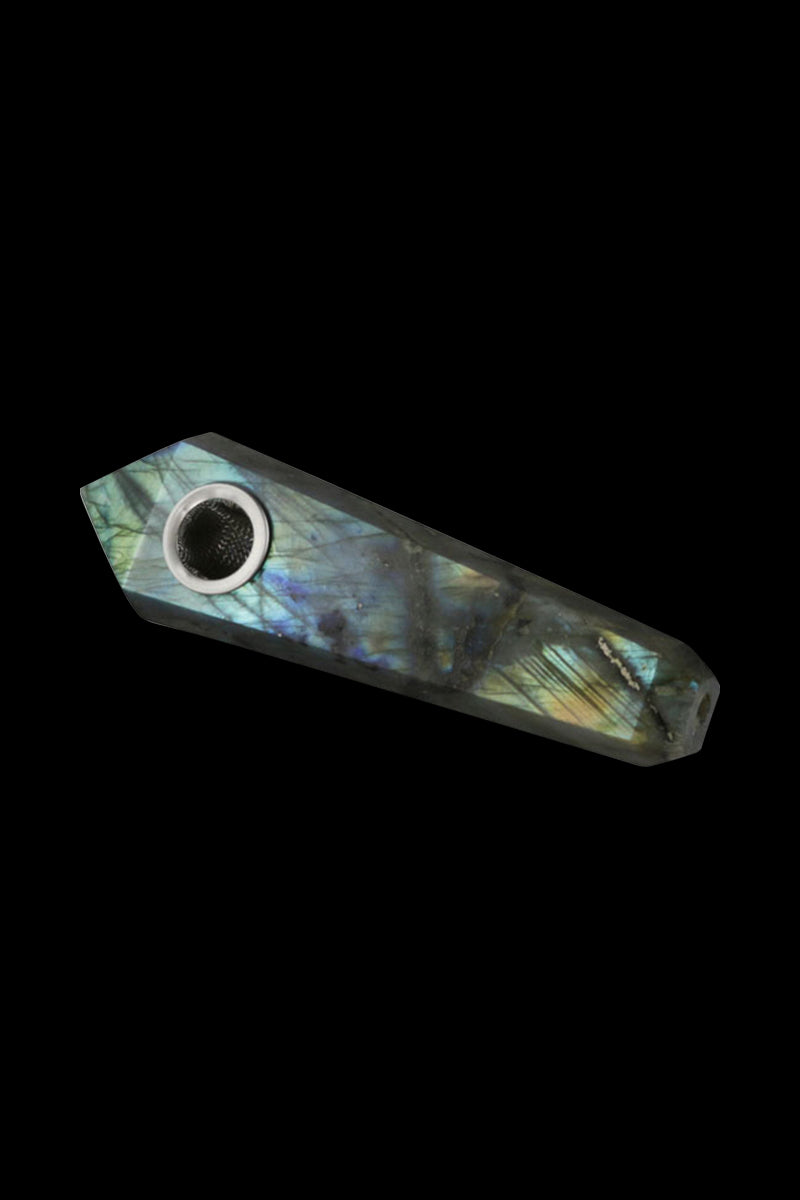 Exquisite Natural Gemstone Hand Pipe for Smoking Enthusiasts