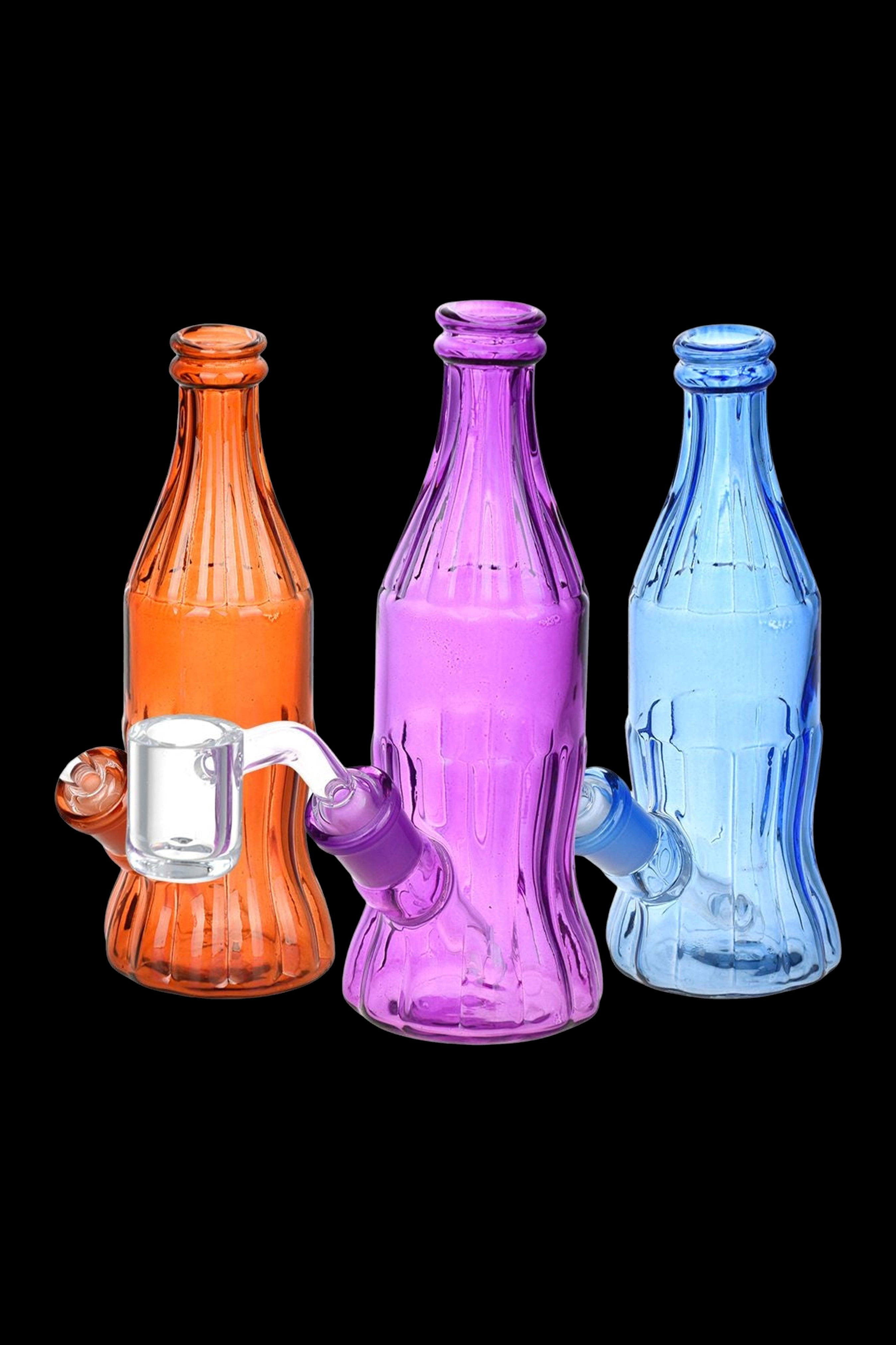 Vintage Soda Bottle Inspired Dab Rig - A Nostalgic Smoking Delight