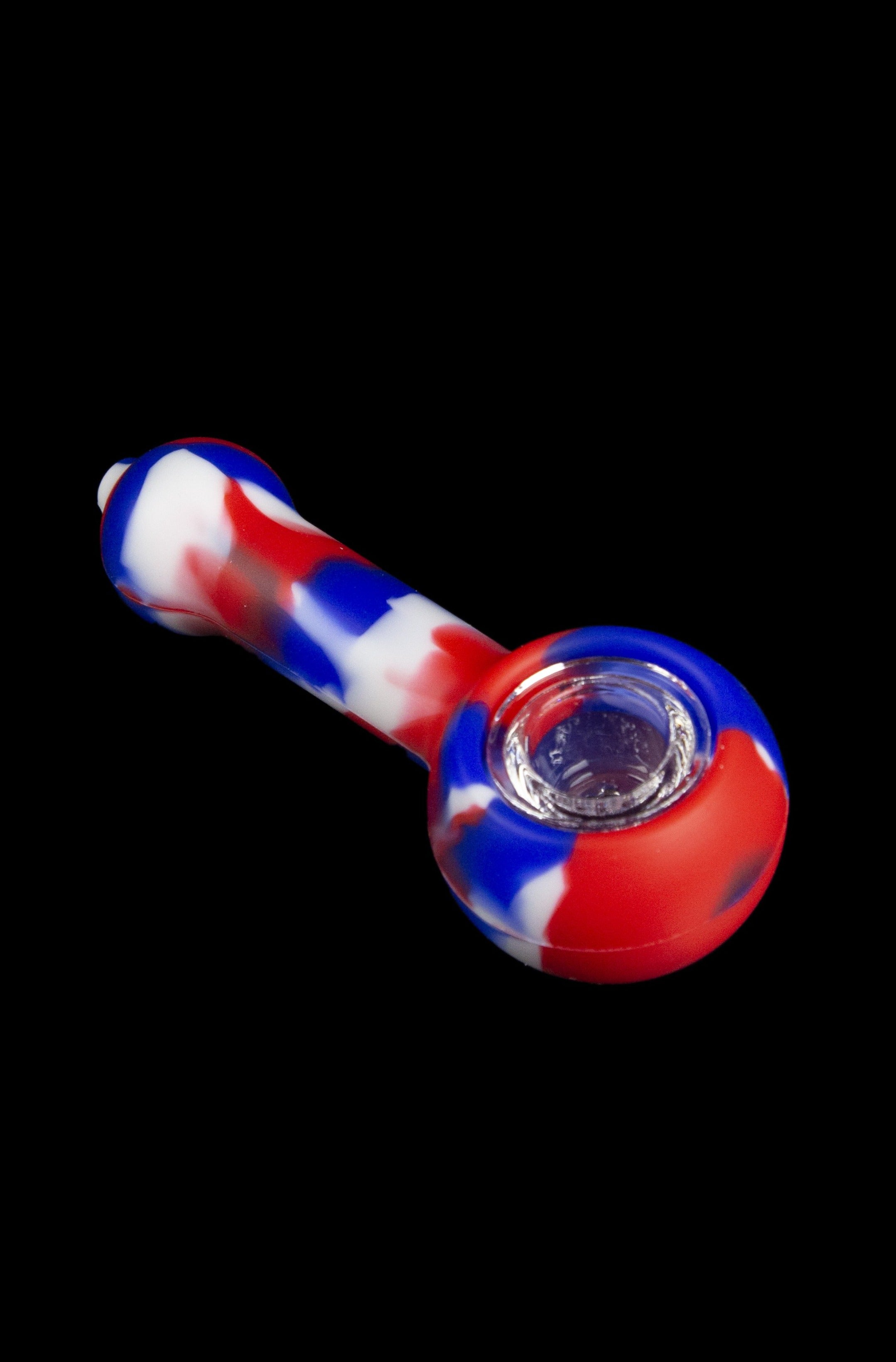 3 Gates Global Unbreakable Silicone Spoon Pipe with Removable Glass Bowl