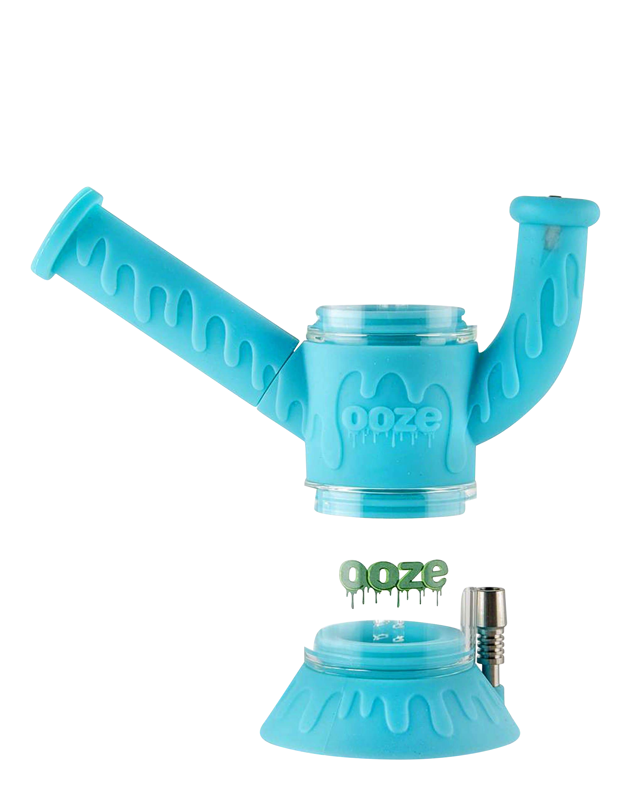 Ooze Cranium 4-in-1 Silicone & Glass Multifunctional Water Pipe